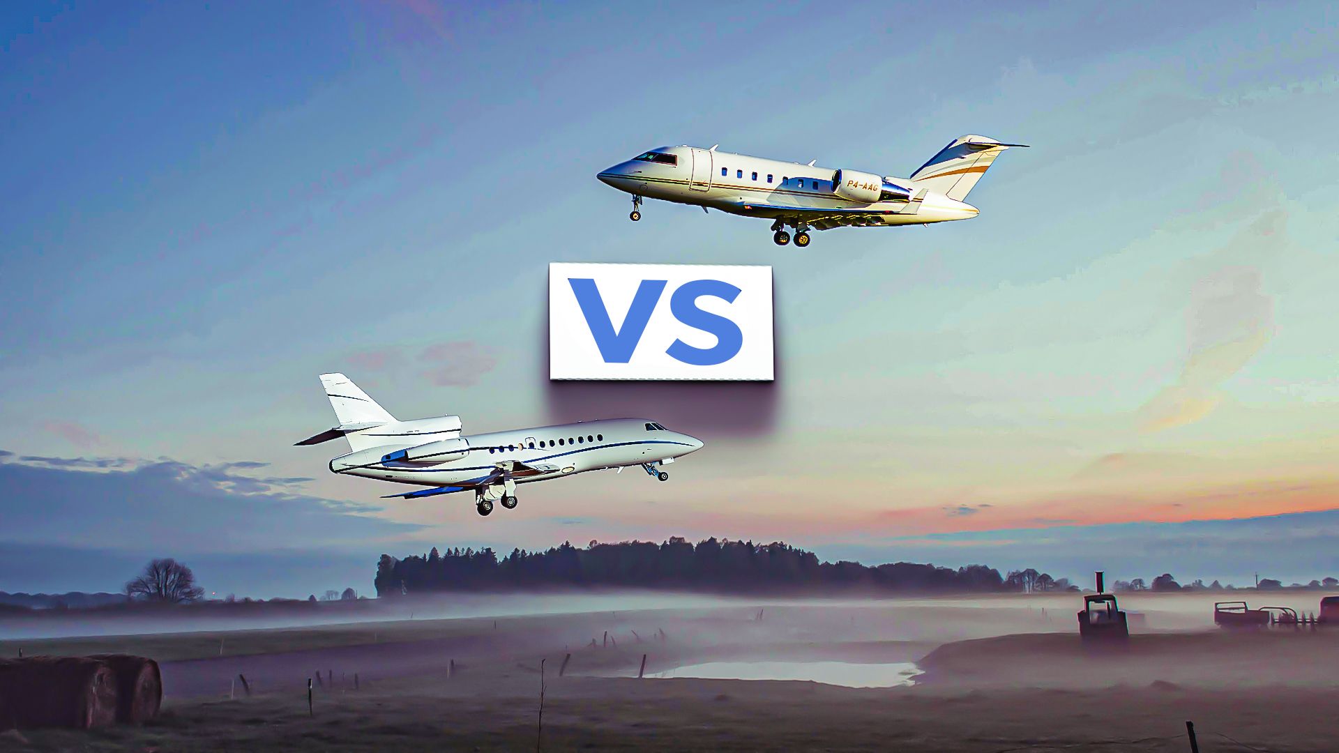 Wie ist der Bombardier Challenger 600 mit der Dassault Falcon 900 