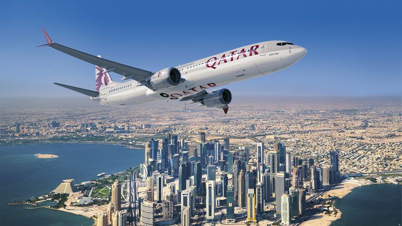 Qatar Airways berücksichtigt, dass er seine Bestellung für 25 Boeing 737 max 10s aufsetzt