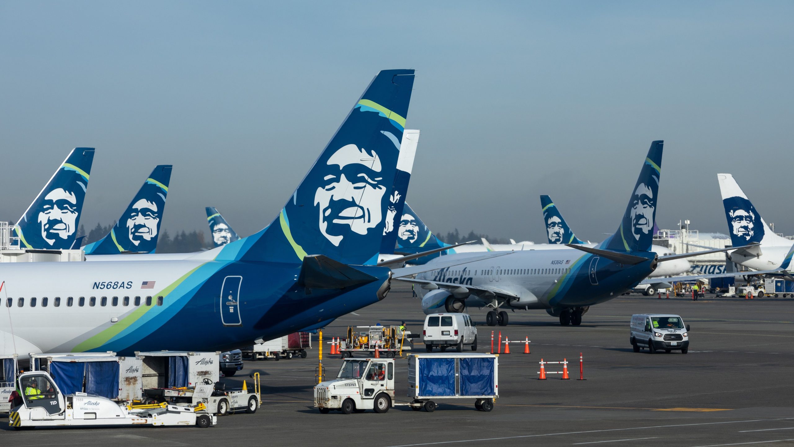 Alaska Airlines 'neue Seattle-Tacoma-Ticket-Lobby von Seattle-Tacoma