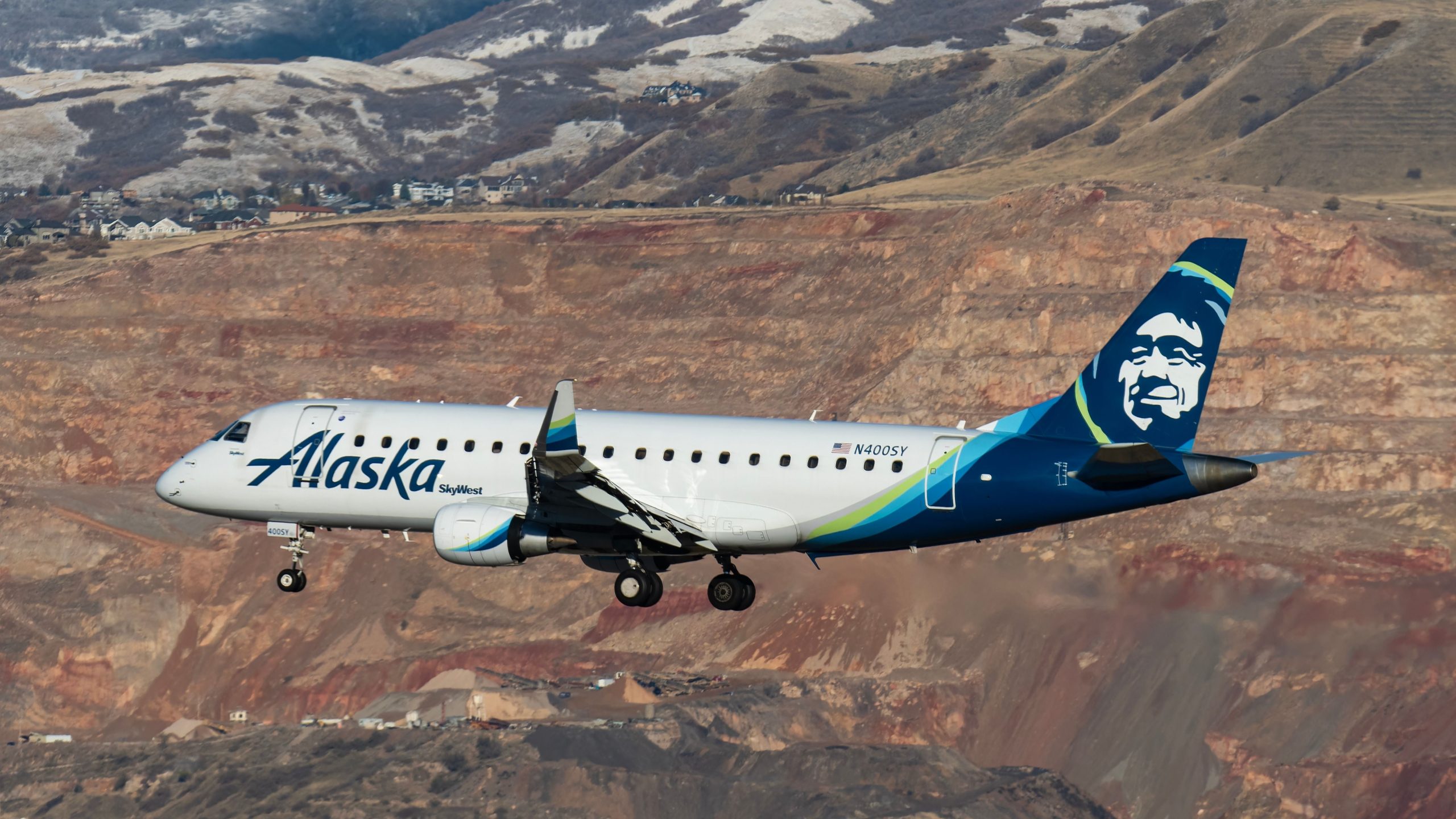 Alaska Airlines/Skywest Flug leitet nach Salt Lake City um, nachdem Pilot nicht in Jackson Hole landen kann
