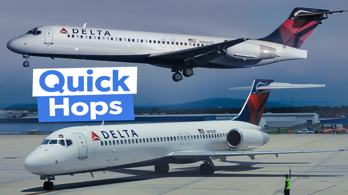 Top 5: Dies sind die kürzesten Boeing 717 Routen von Delta Air Lines