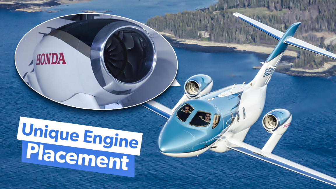 Optimale Motorplatzierung: Eine Anleitung zum einzigartigen Motorlayout des Hondajet
