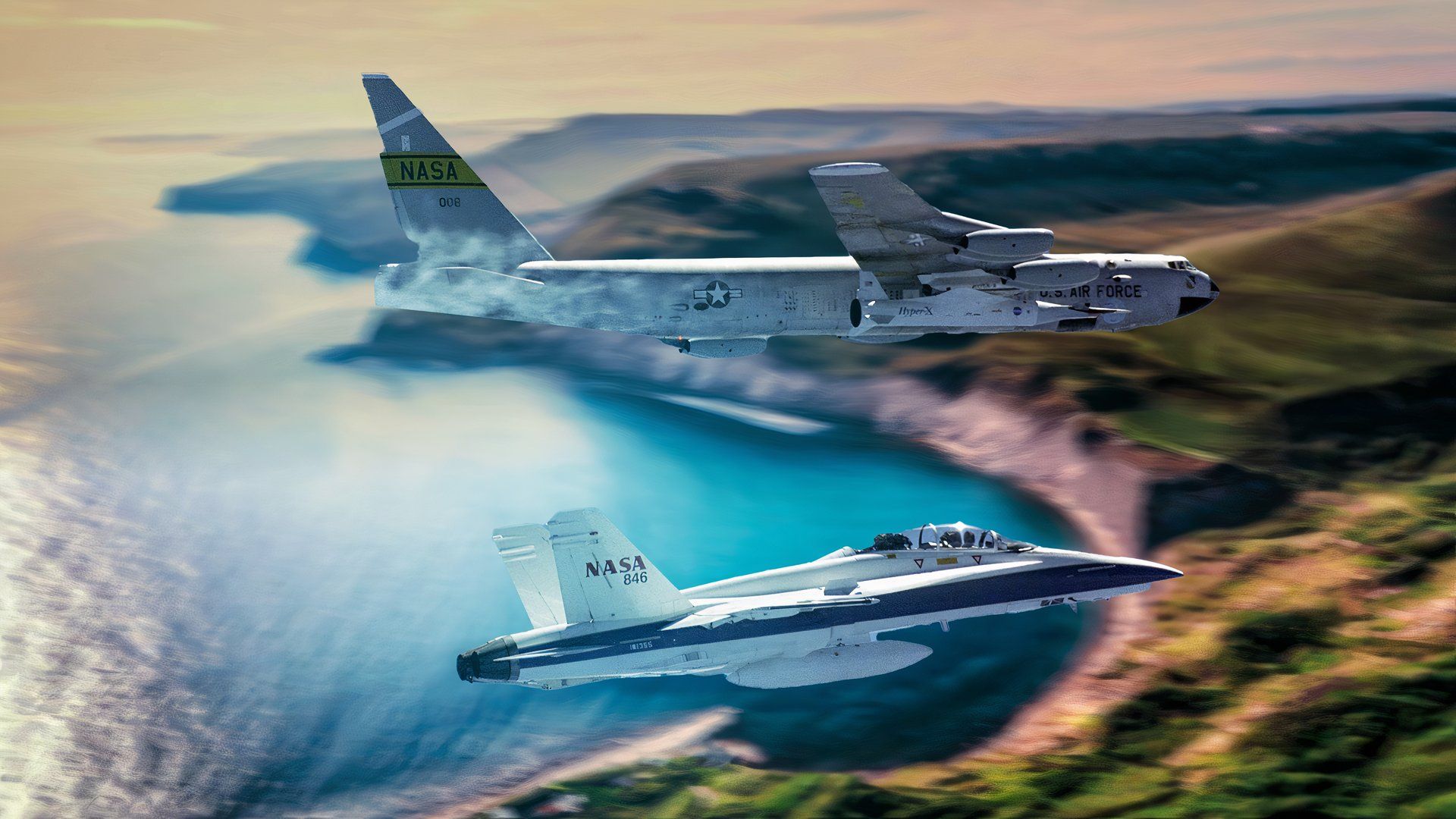 5 erstaunliche Militärebenen von der NASA geflogen