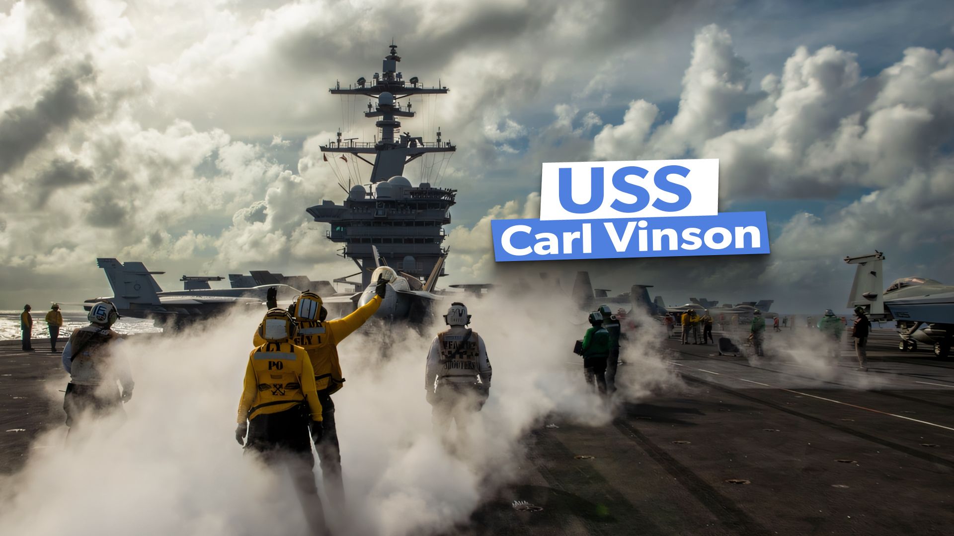 5 Erstaunliche Aussicht auf die Flugbetrieb von USS Carl Vinson in der philippinischen Meer