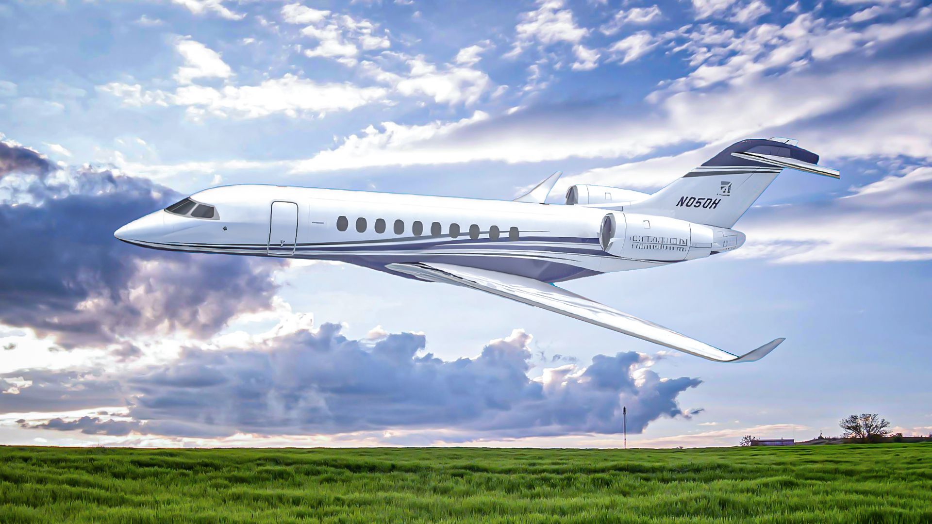 Eine weitere motorbezogene Suspension: die verlassene Cessna-Zitierhemisphäre