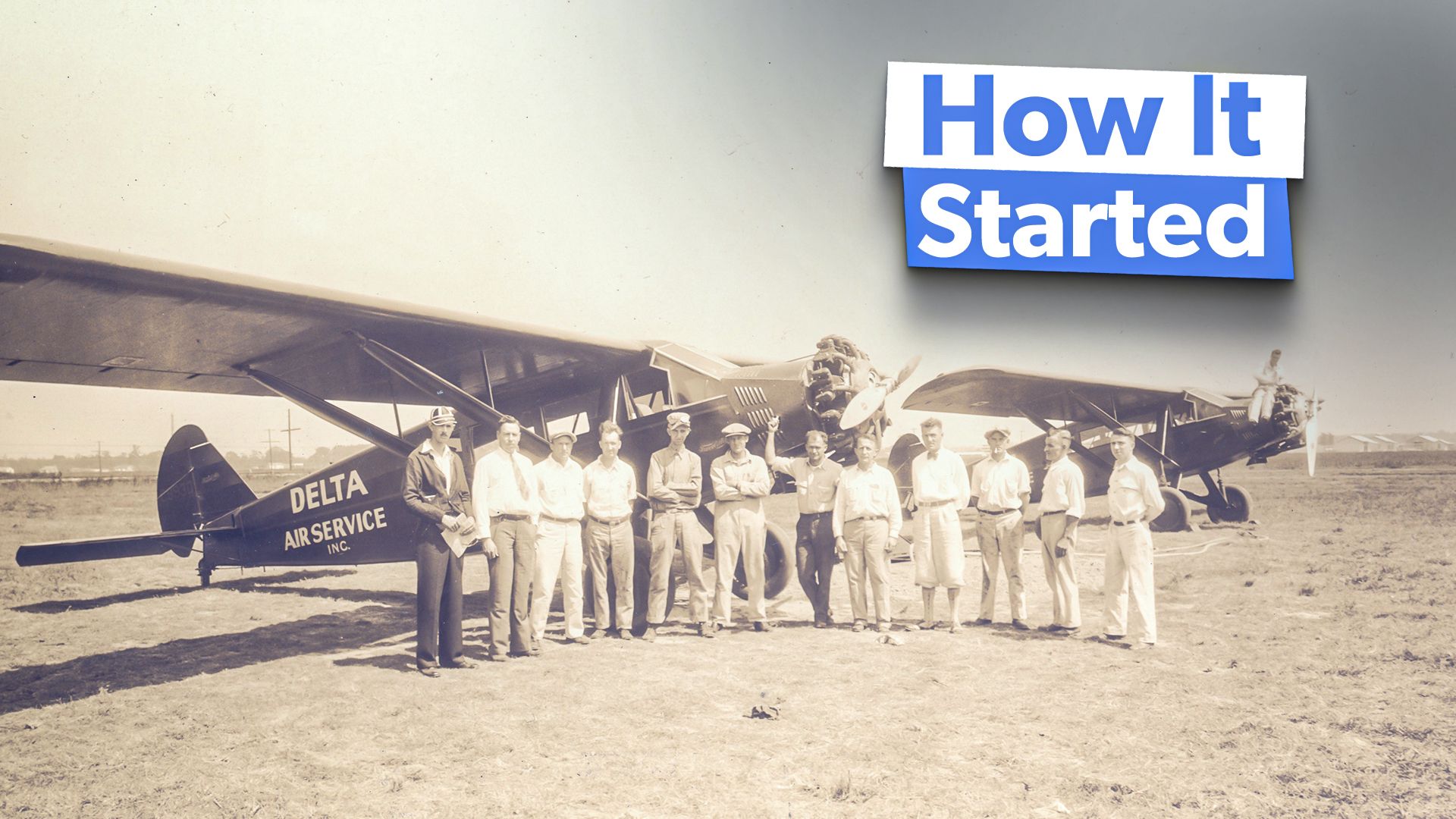 Historie: Erinnern Sie sich an die Flüge, die Delta Air aufstellen und laufen