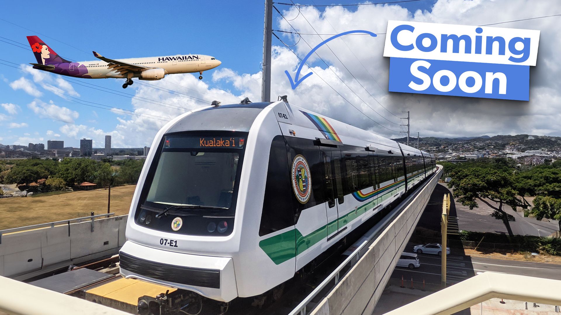 Wie man den internationalen Flughafen Daniel K Inouye von Honolulu mit öffentlichen Verkehrsmitteln zugänglich macht