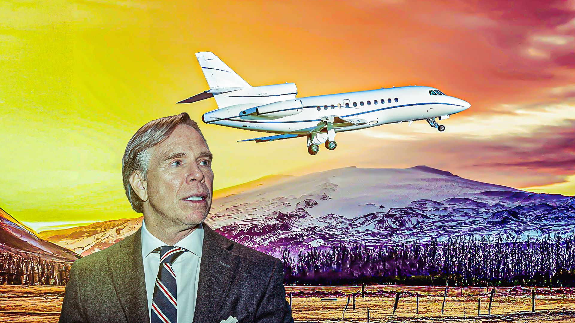 Tommy Hilfiger's Dassault Falcon 900