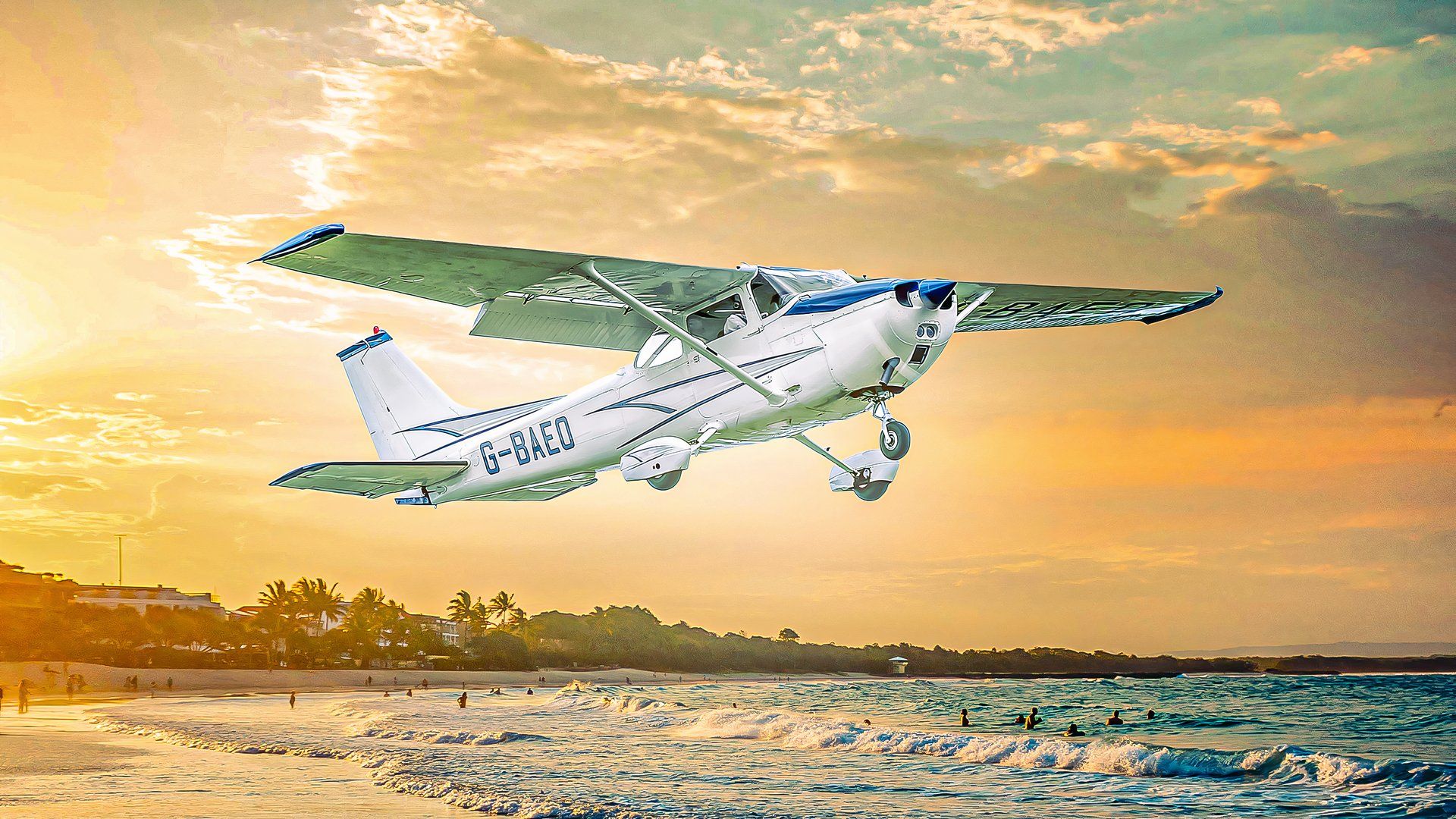 Die Freuden des Freizeitfliegens: Erforschen der Welt aus einem kleinen Propellerflugzeug aus