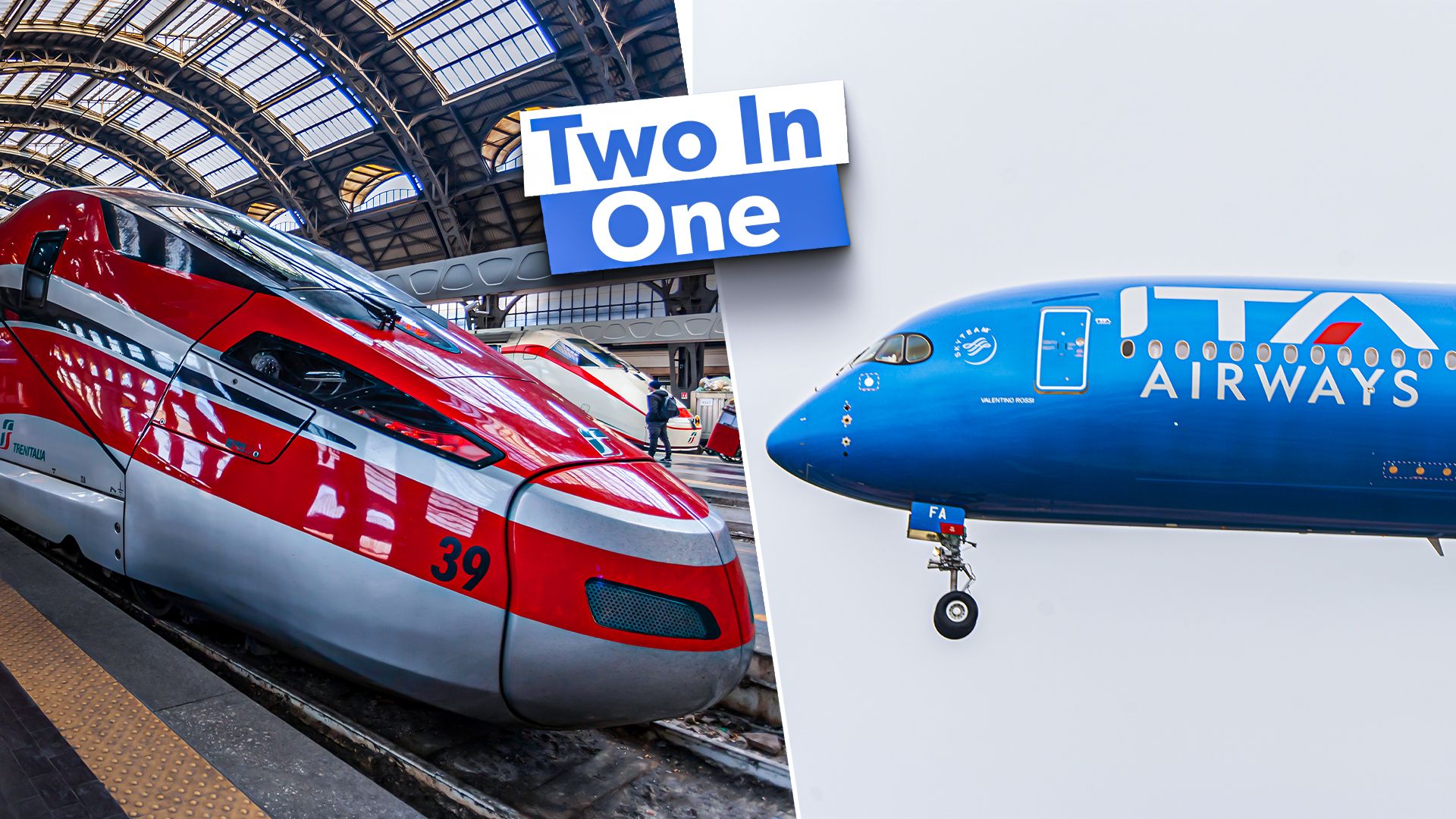 ITA Airways 'kombinierte Flugzeug- und Zugkarten: Alles, was Sie wissen müssen