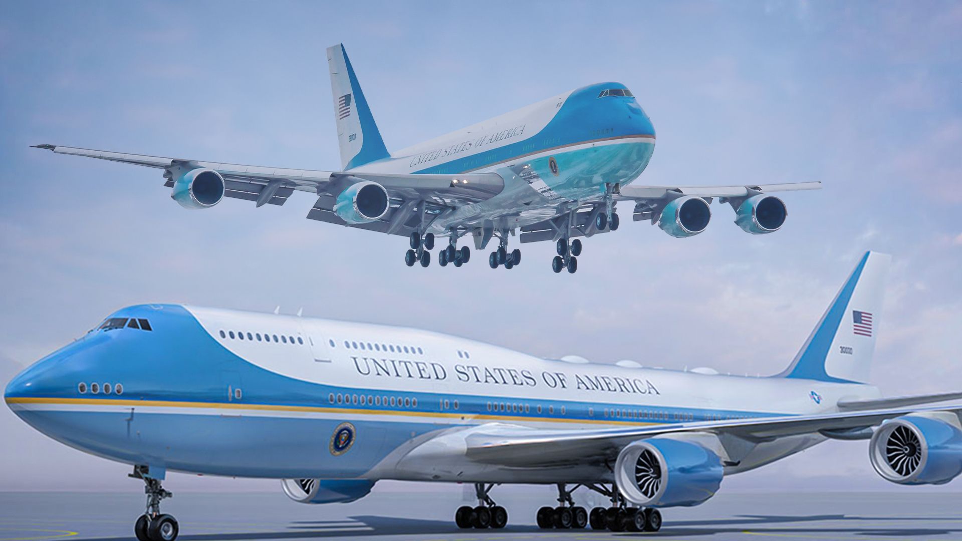 Trumps neue Air Force One Dreams wurde von Boeing 
