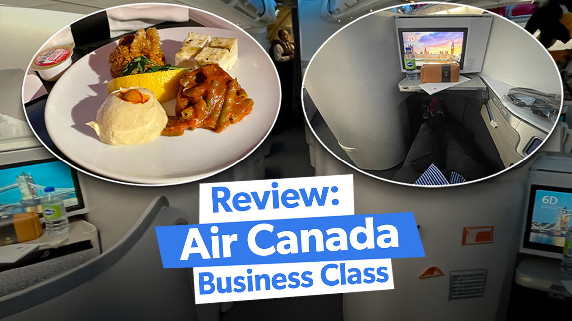 Flugbewertung: Air Canada Airbus A330 Business Class von Montreal nach London Heathrow