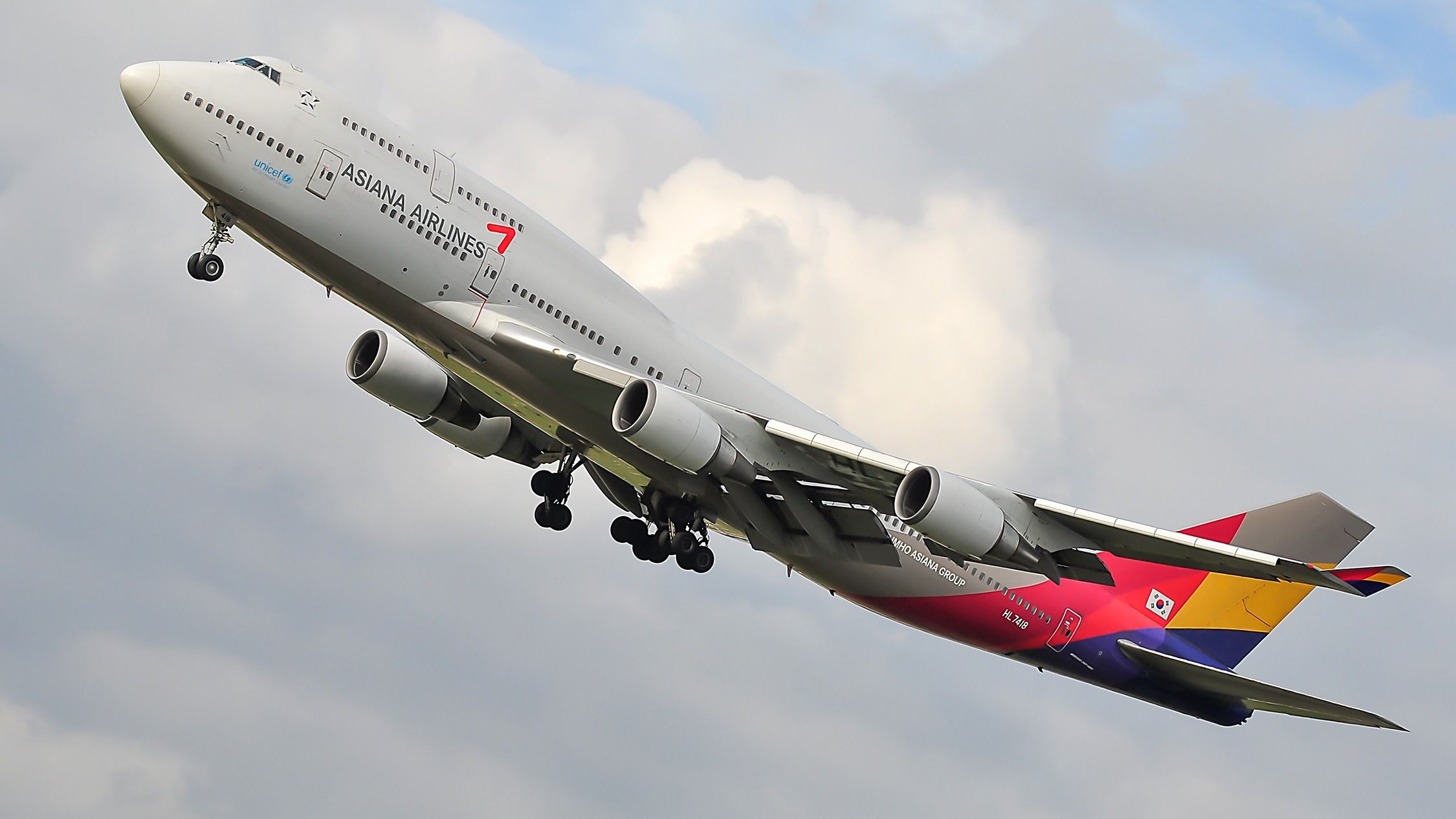 Asiana Airlines, um seinen letzten Boeing 747-400 im nächsten Monat in den Ruhestand zu nehmen