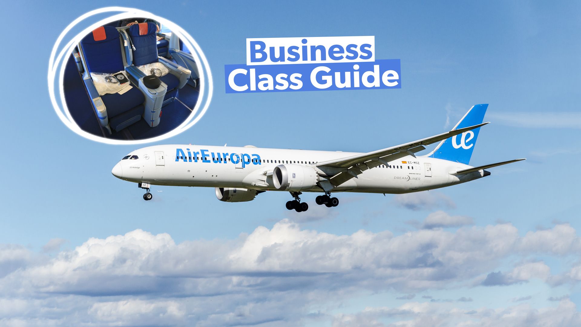 Business Class in Air Europa: Hier ist was Sie bekommen