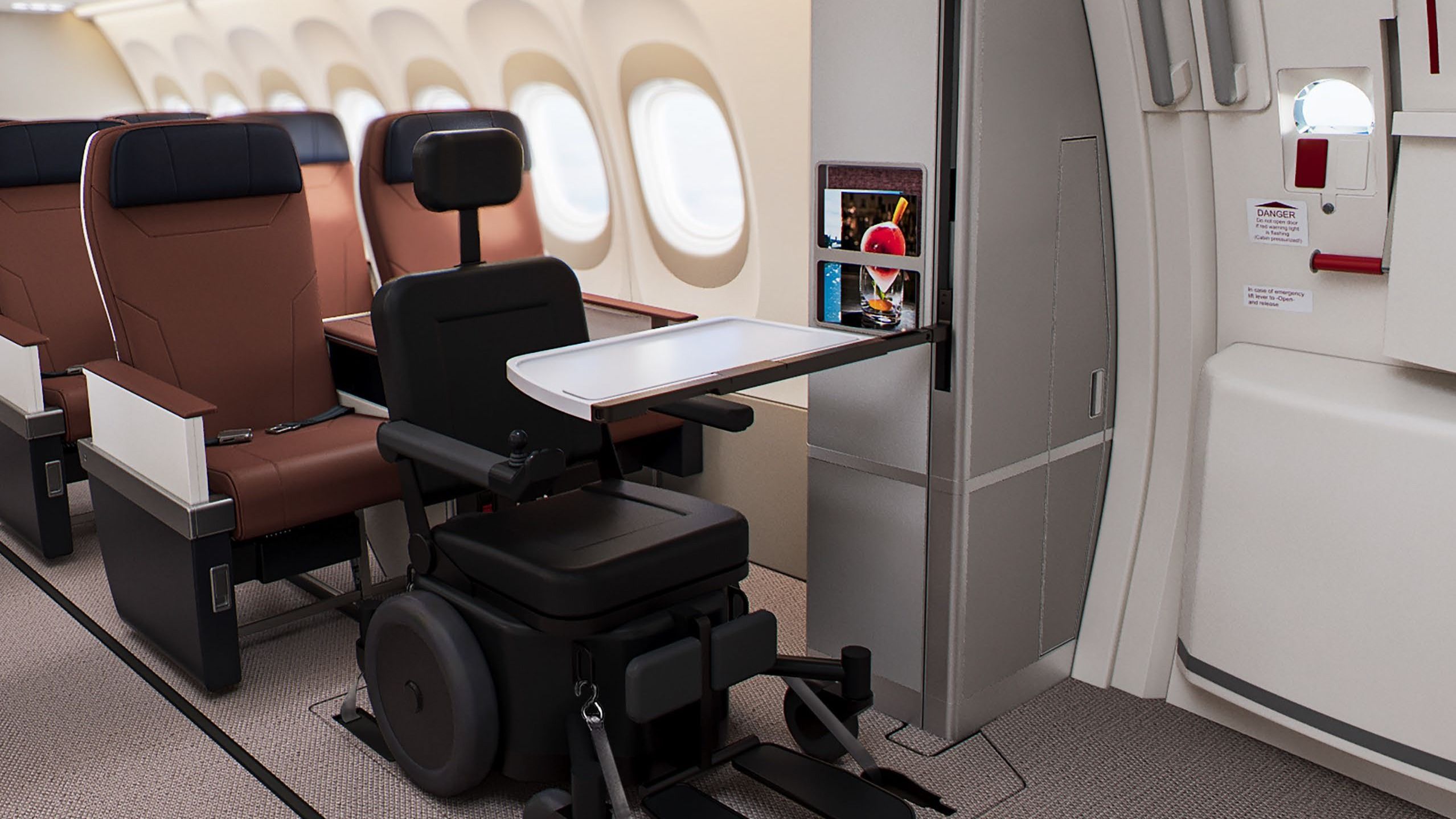 Collins Aerospace führt Pinnacle Seat Upgrade &amp; Prime Rollstuhlsitze ein