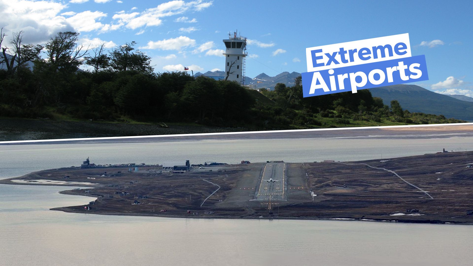 Verglichen und kontrastiert: die nördlichsten und südlichsten Flughäfen der Welt