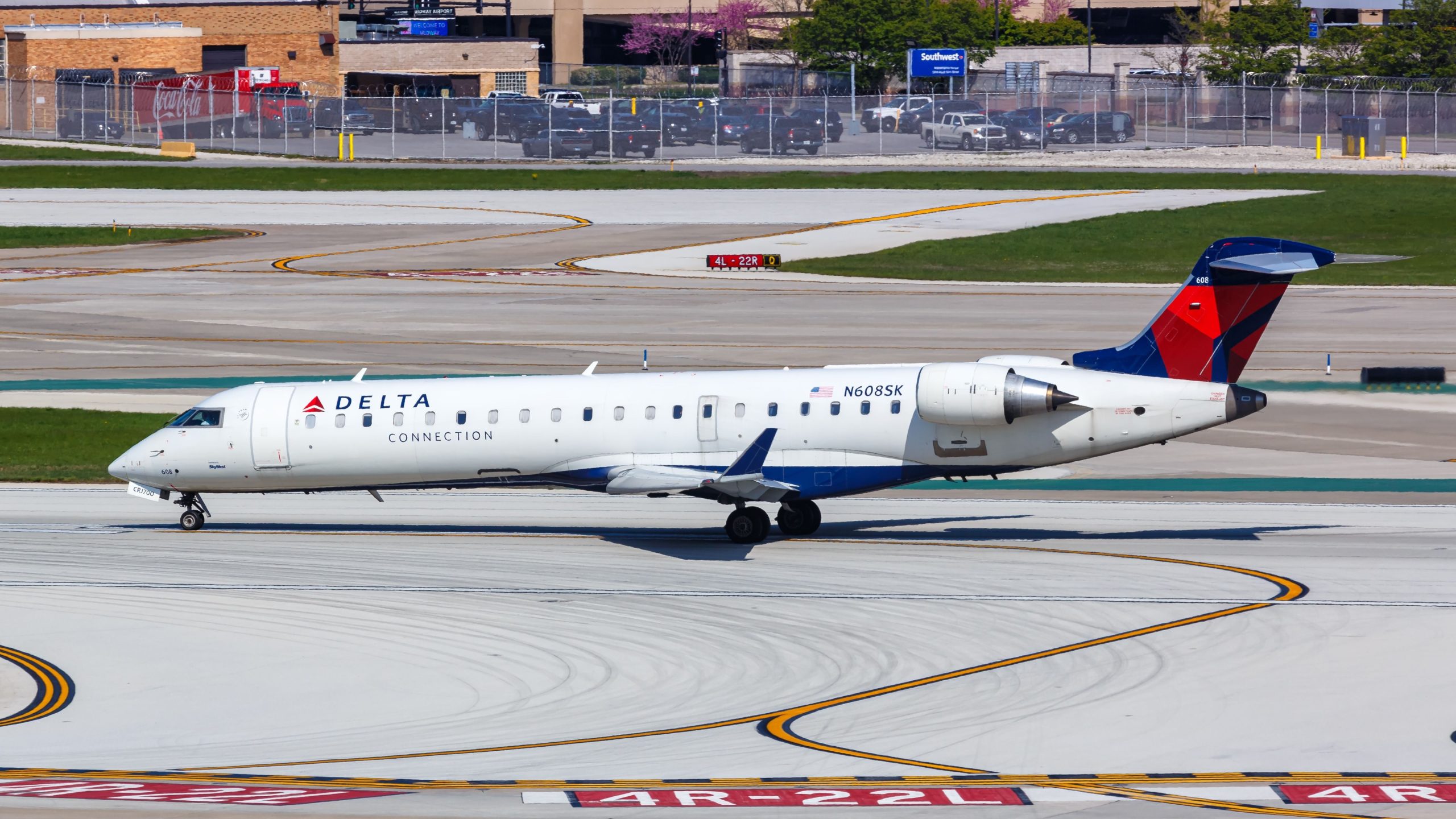 Delta Air Lines Zeitpläne Bombardier CRJ550 Flüge von Minneapolis 