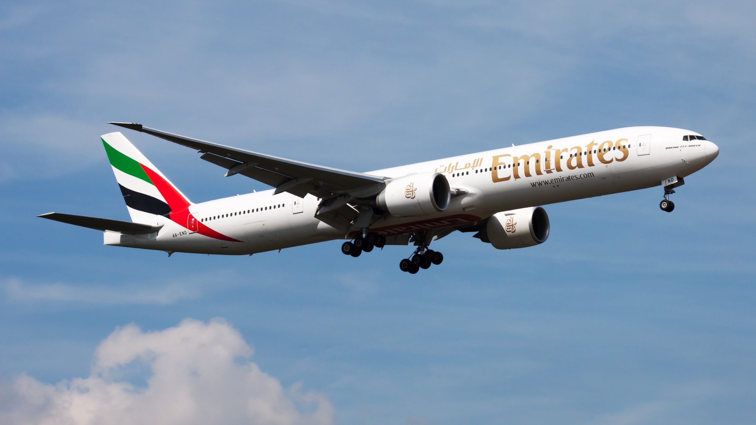 Emirates Boeing 777 serviert authentische Onam 
