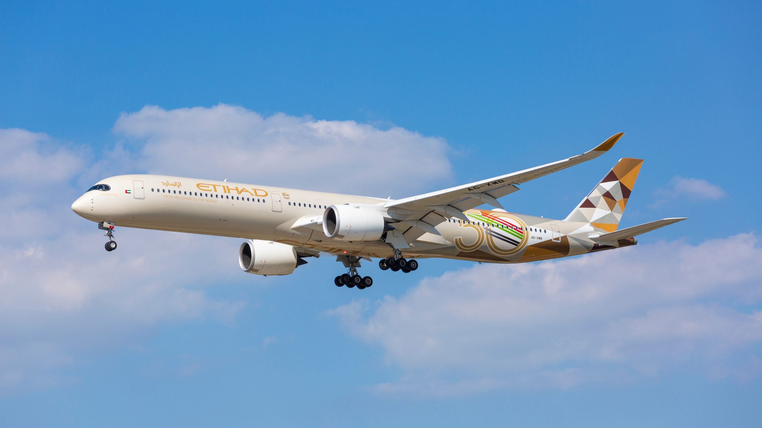Etihad Airbus A350 fliegt von Chicago nach Abu Dhabi nach Heathrow um