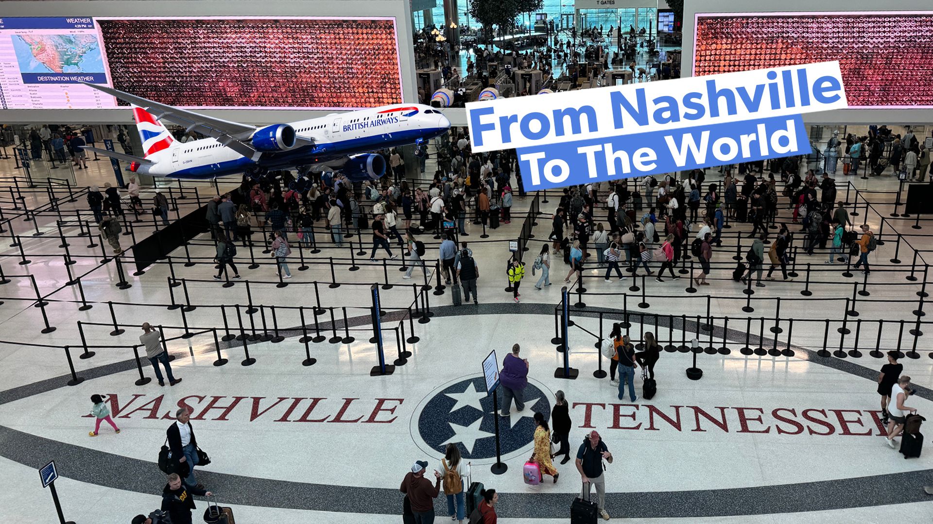 Prüfung: Die 5 Fluggesellschaften, die im November internationale Flüge nach &amp; nach Nashville durchführen