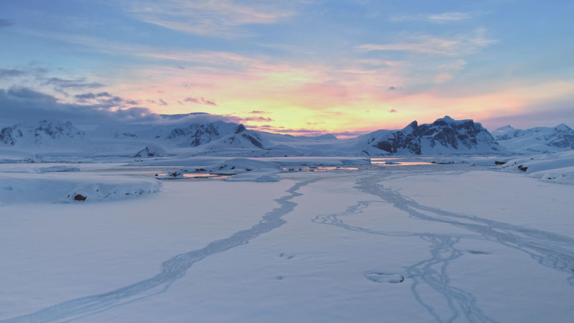 Die größte Wüste der Erde ist eingefroren