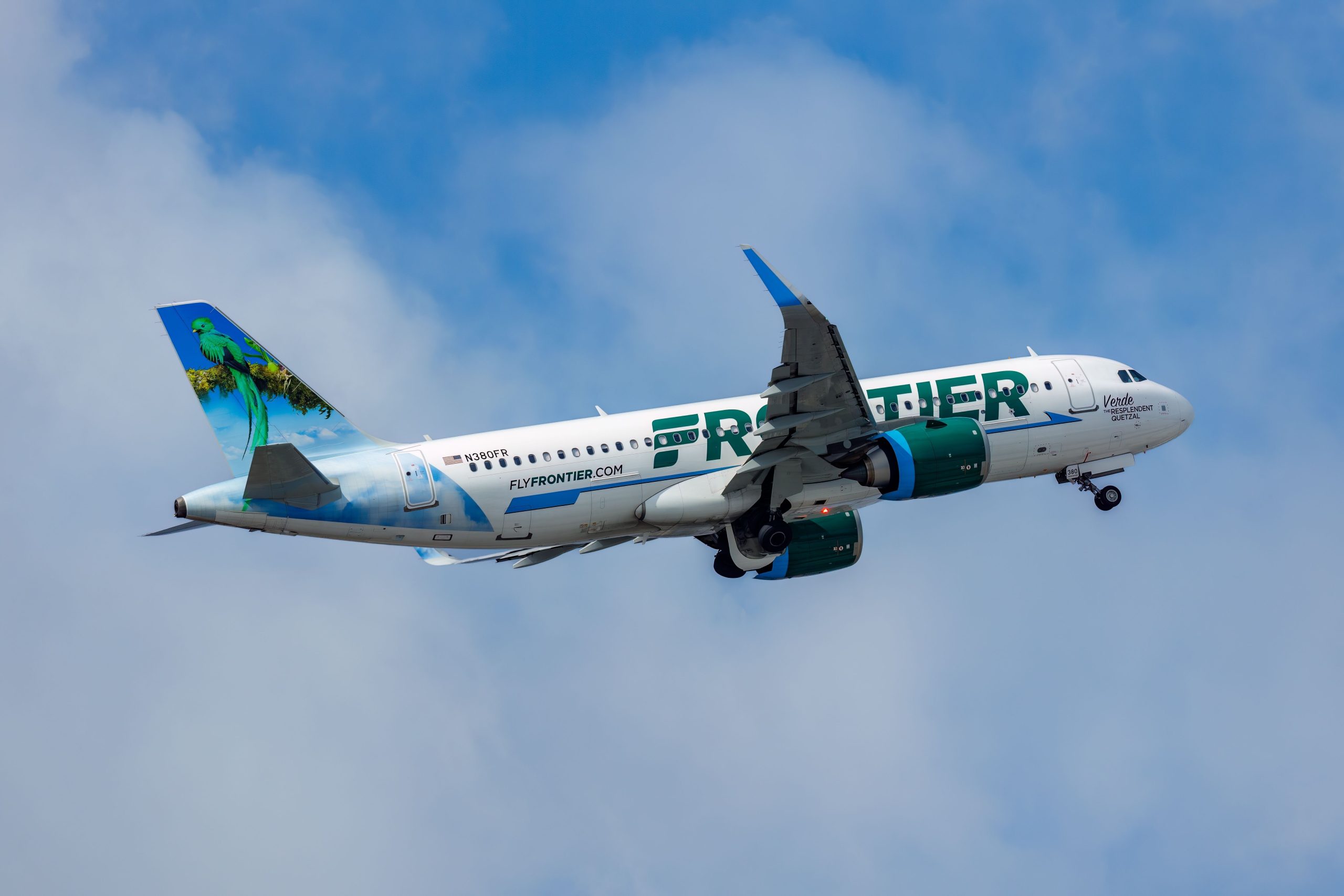 Der Passagier von Frontier Airlines, der nach widerspenstigen Inflight 