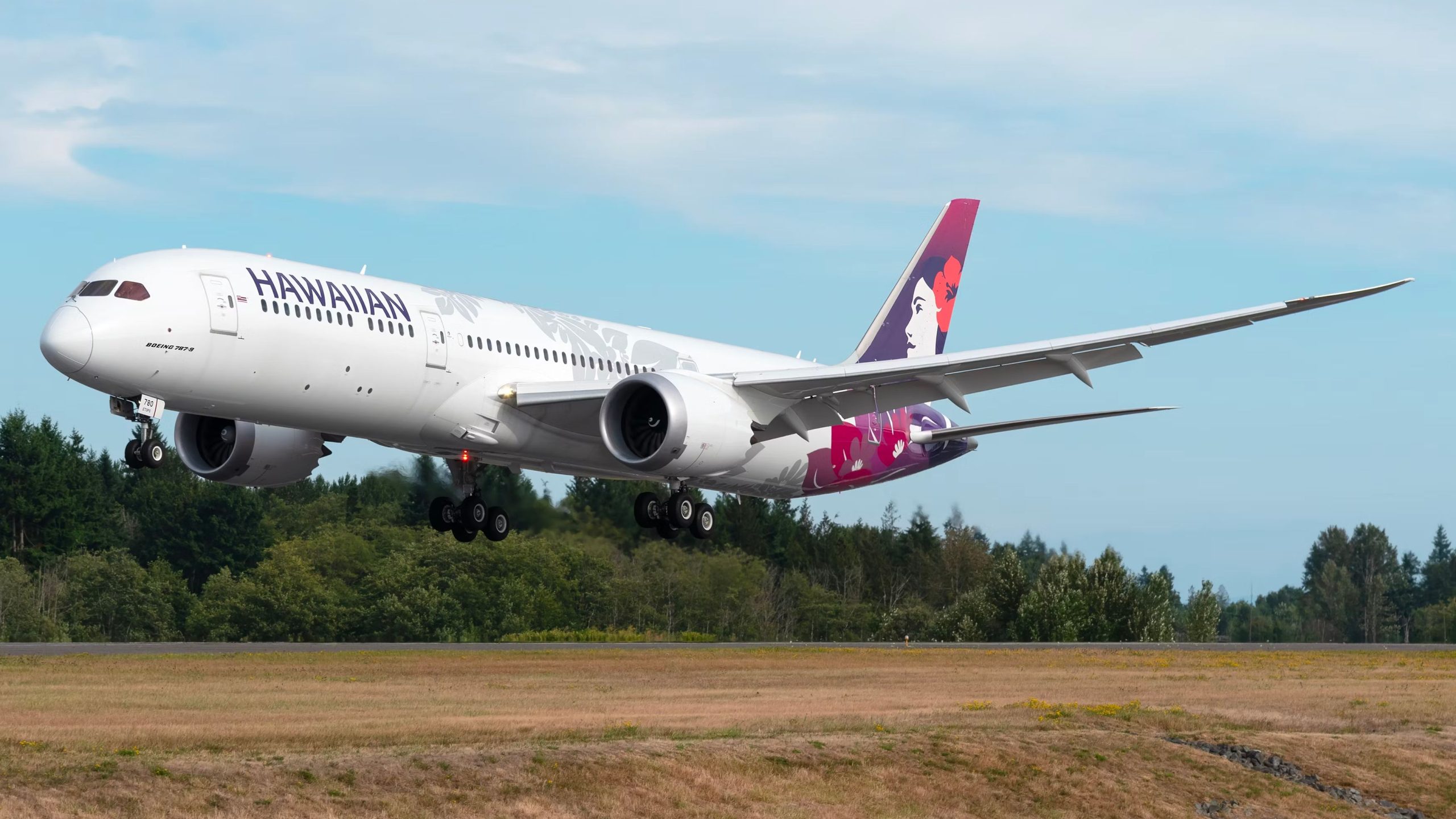 Hawaiian Airlines First Boeing 787 ist auf dem Weg nach Honolulu