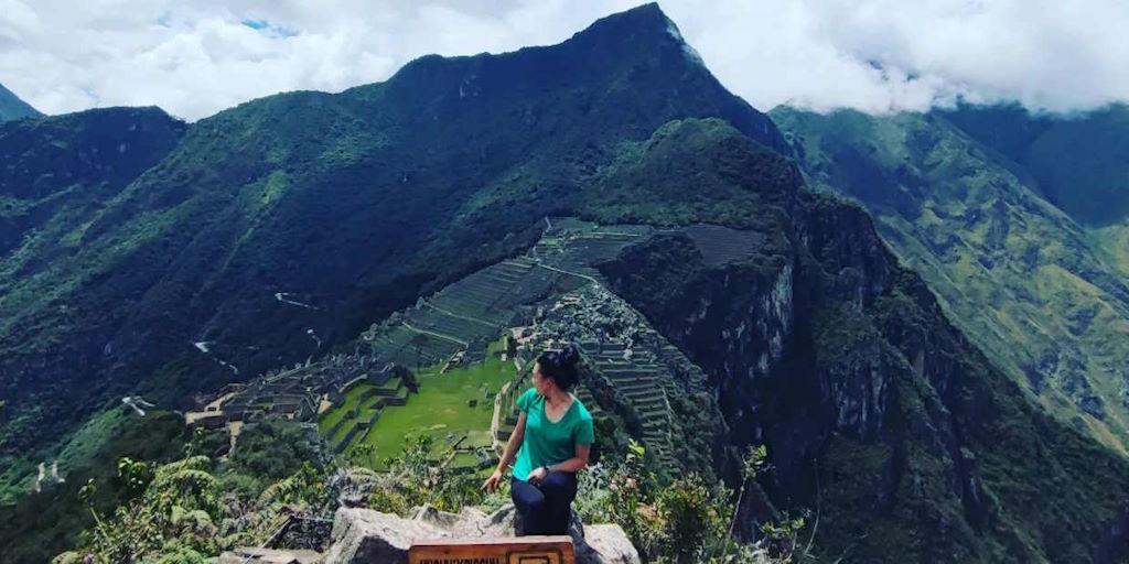 Peru Mangos und Machu Picchu auf dem Weg zur berühmten Zitadelle bieten Hindernisse und Verzögerungen Herausforderungen, aber auch Geschenke 