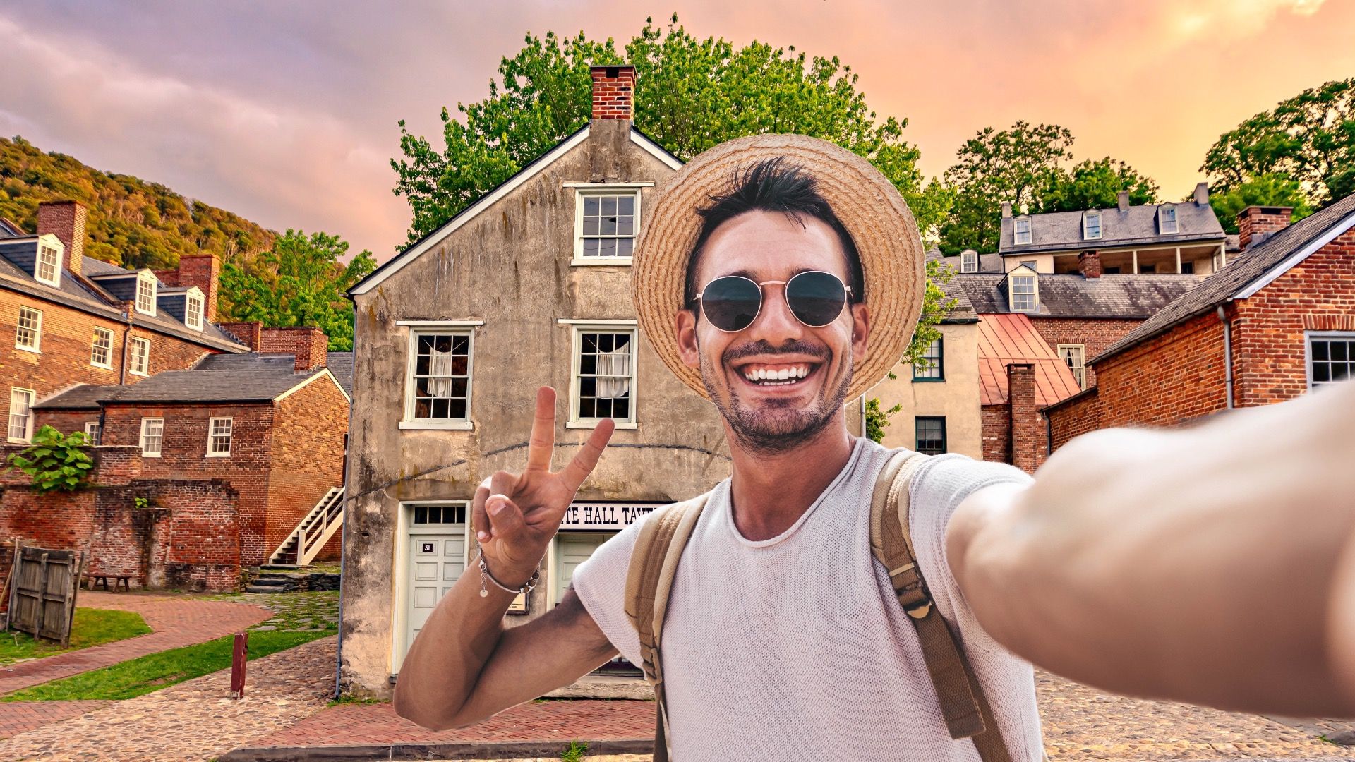 Die eine Stadt, in der der Appalachian Trail durch West Virginia verläuft