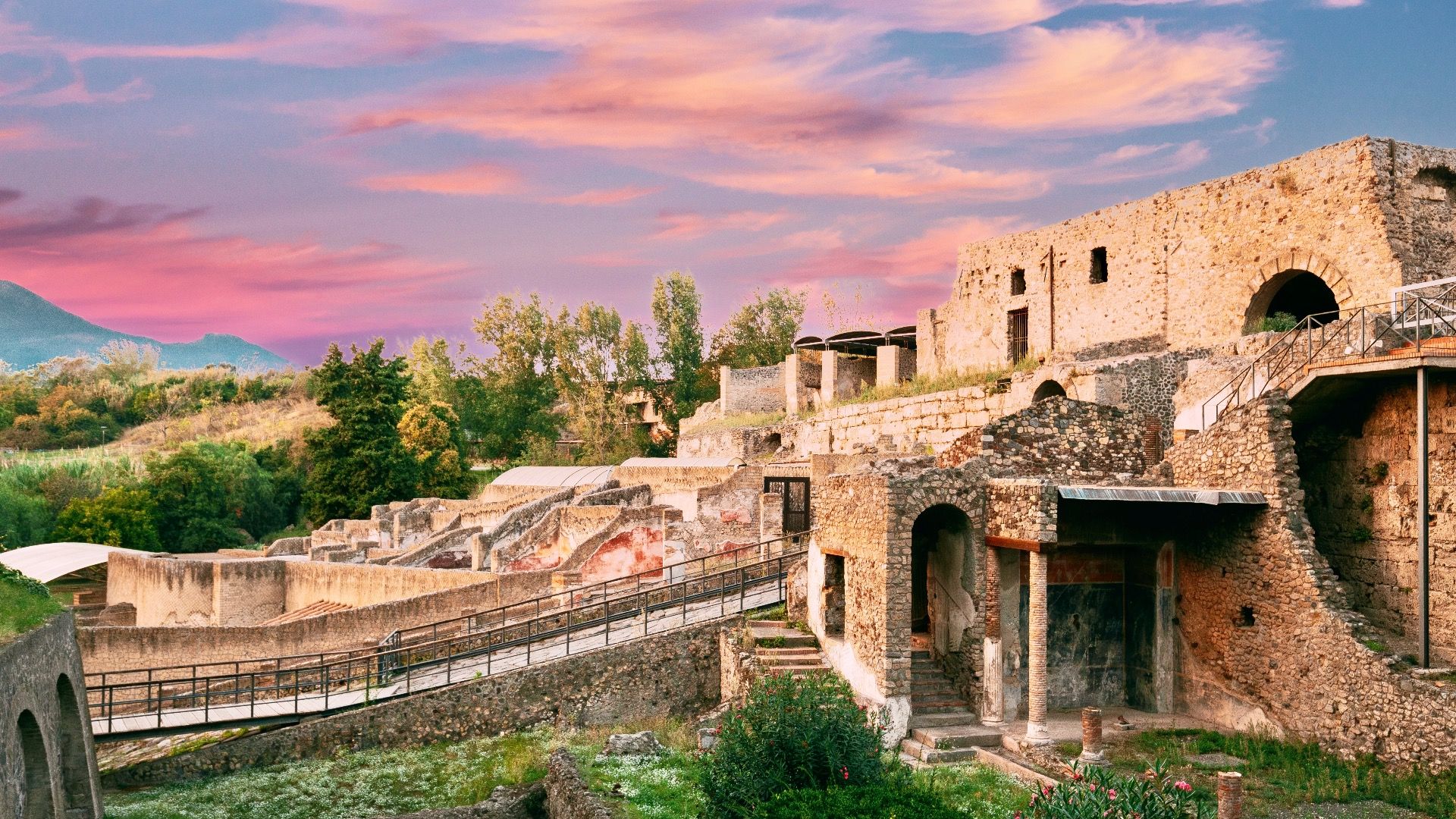 Roms alte Bäder sind jetzt ein Stopp der Eimerliste in Italien