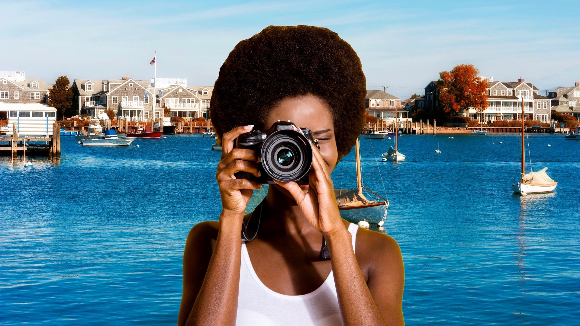 Das Wasser der kleinen Massachusetts Island leuchtet jeden August jeden August