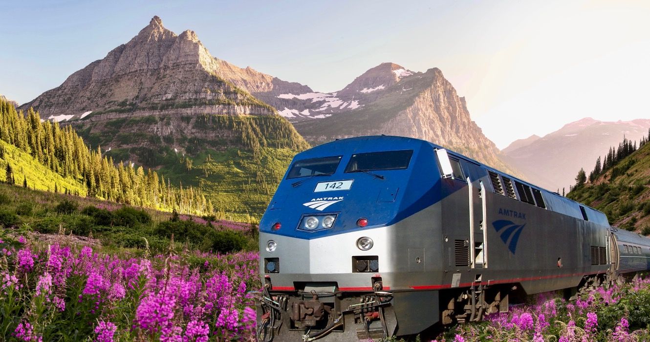Siehe Glacier National Park auf dieser epischen Amtrak 