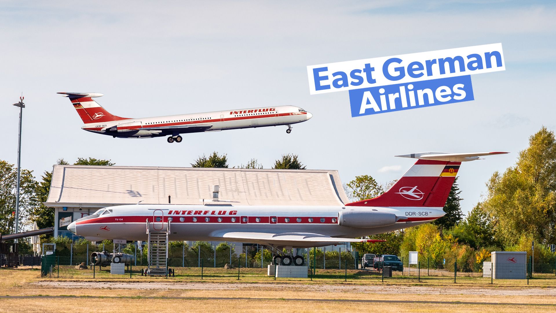 Deutsche Lufthansa &amp; Interflug: Erinnerung an die Fluggesellschaften von Ostdeutschland