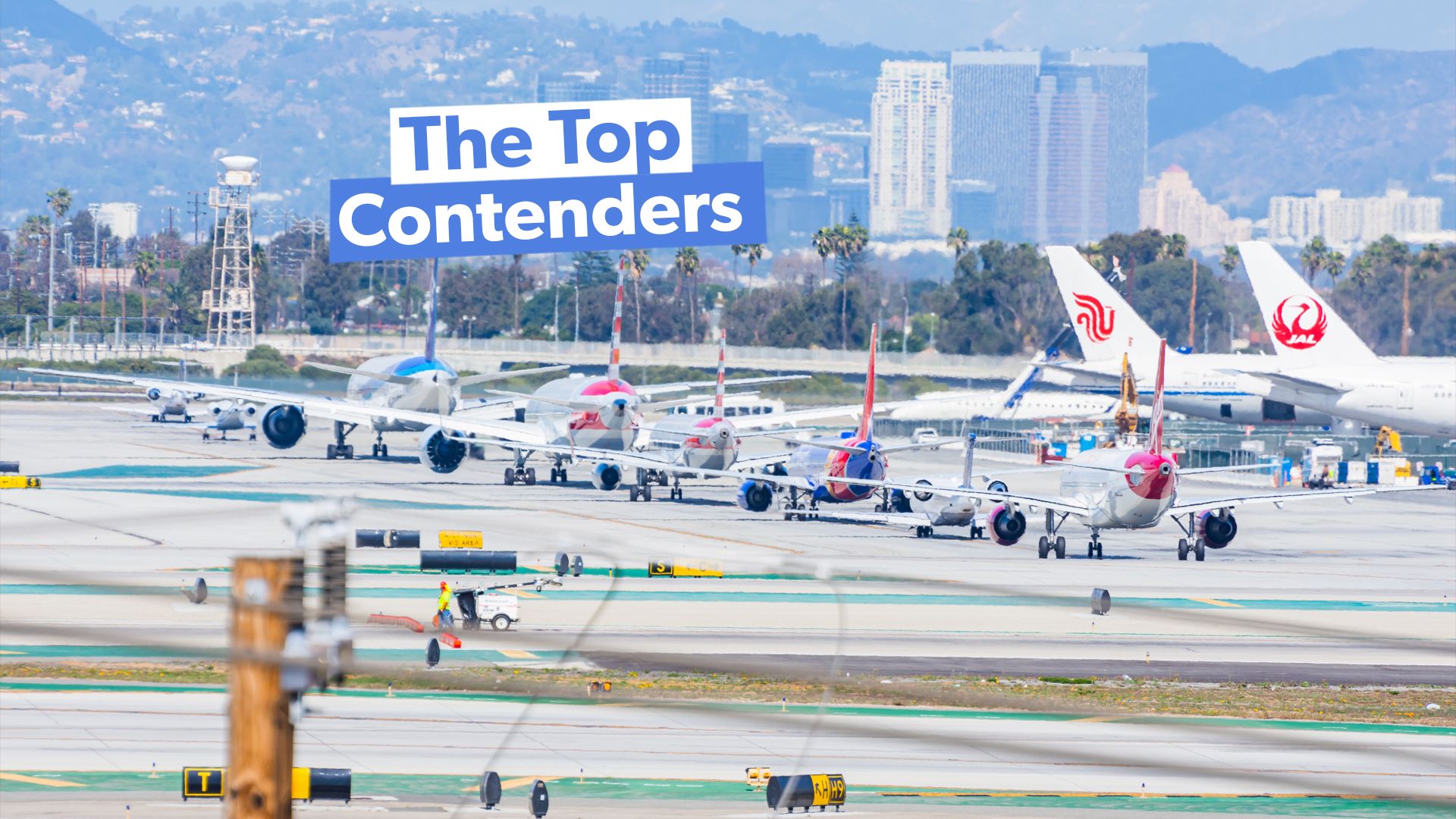 Die 5 größten Fluggesellschaften von LAX basieren auf Marktanteilen