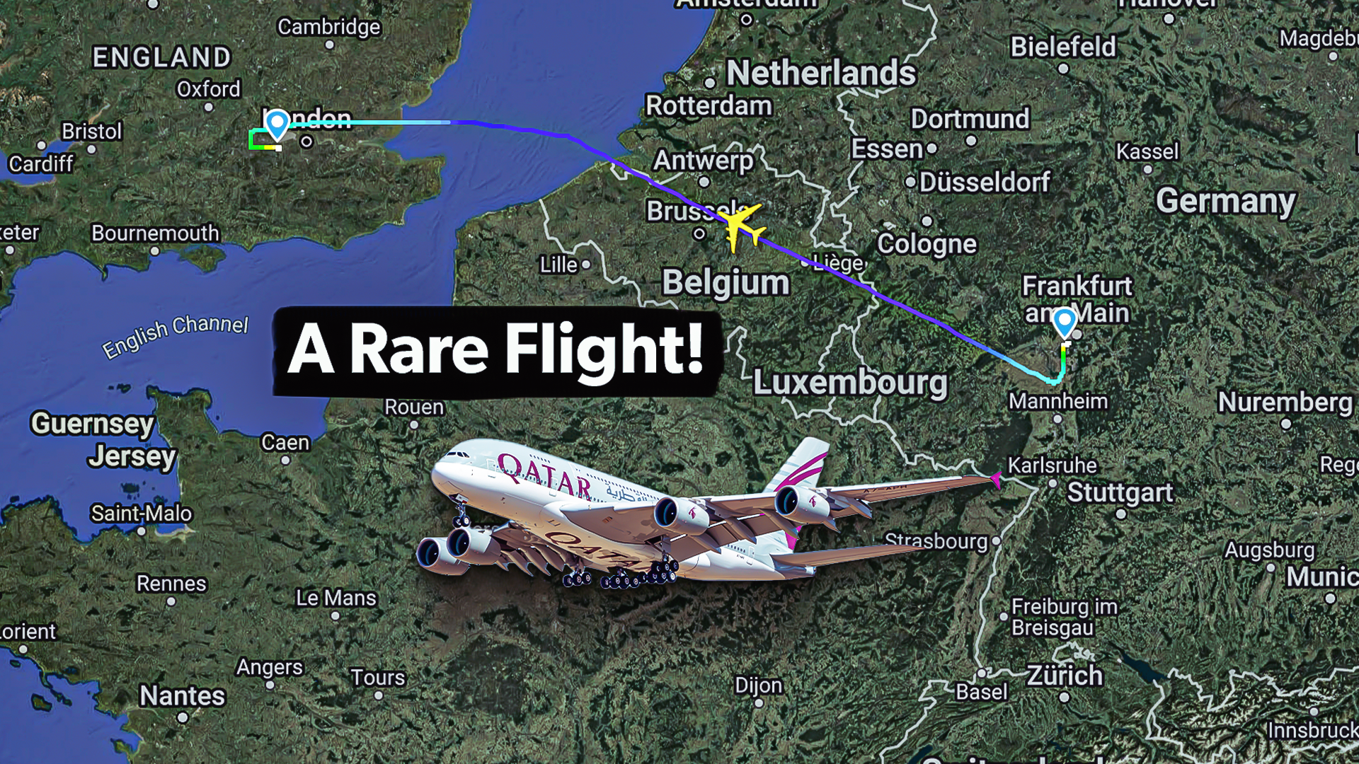 Warum diese Route in fast 4 Jahren ihren 1. Airbus A380 