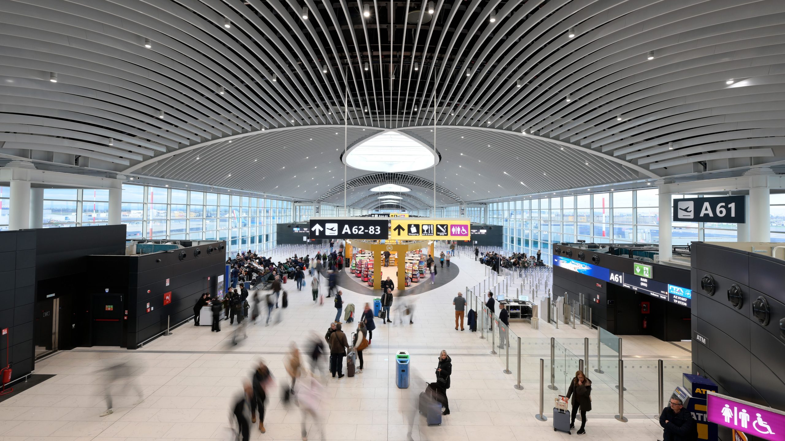 38% Jährlicher Anstieg: Der Flughafen Fiumicino in Rom diente im Jahr 2023 über 40 Millionen Passagiere