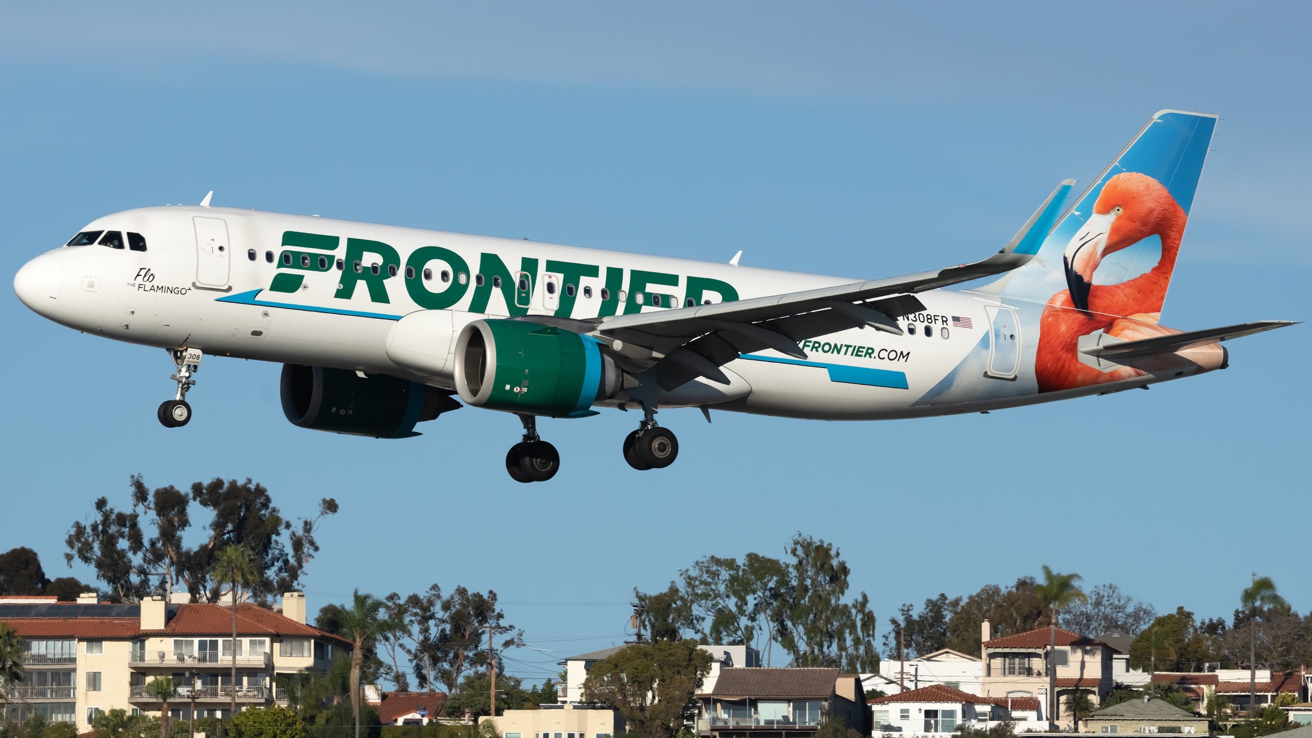 Frontier Airlines Passagier behauptet