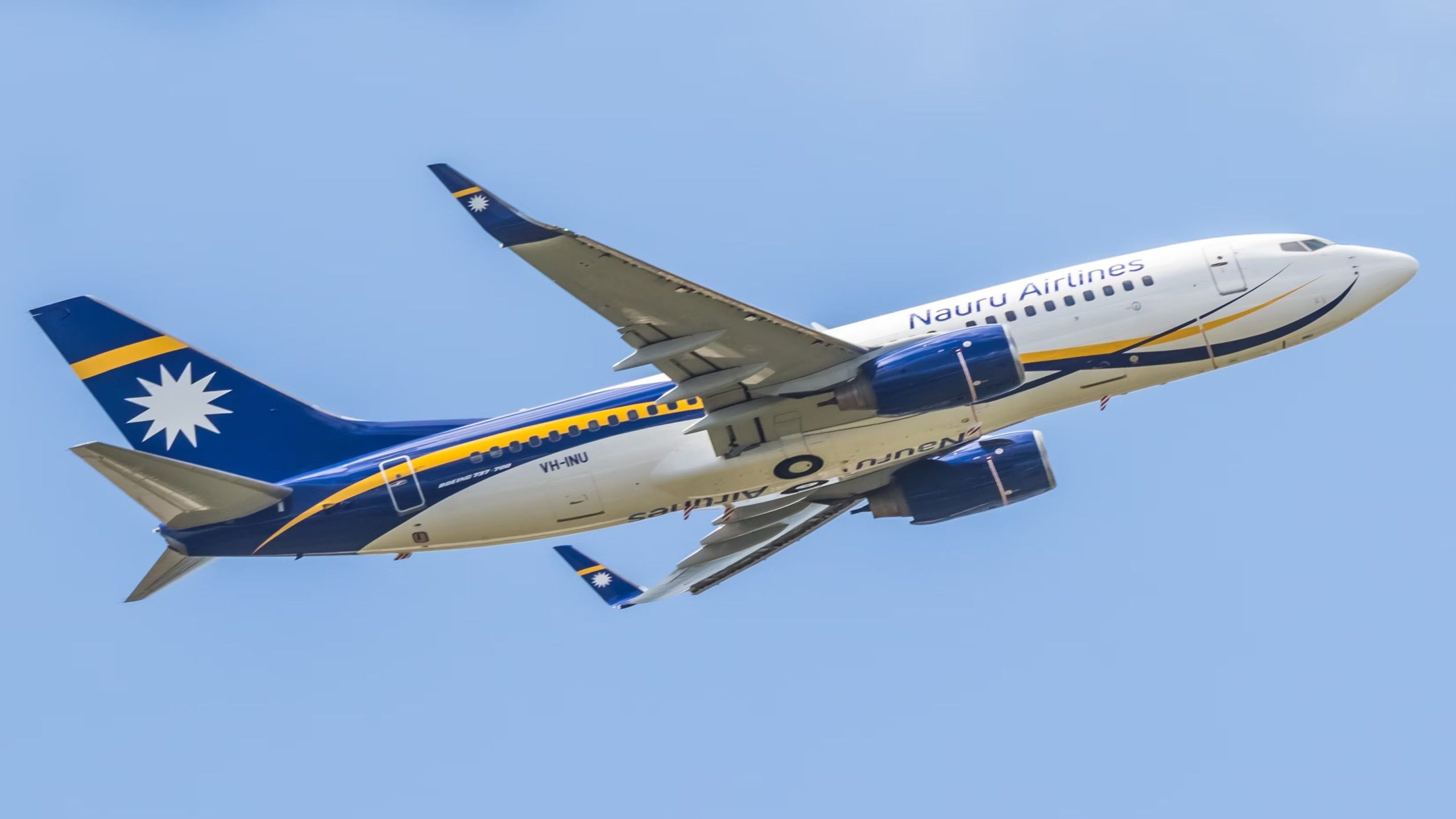 Nauru Airlines Boeing 737, die pazifische Inseln verbinden