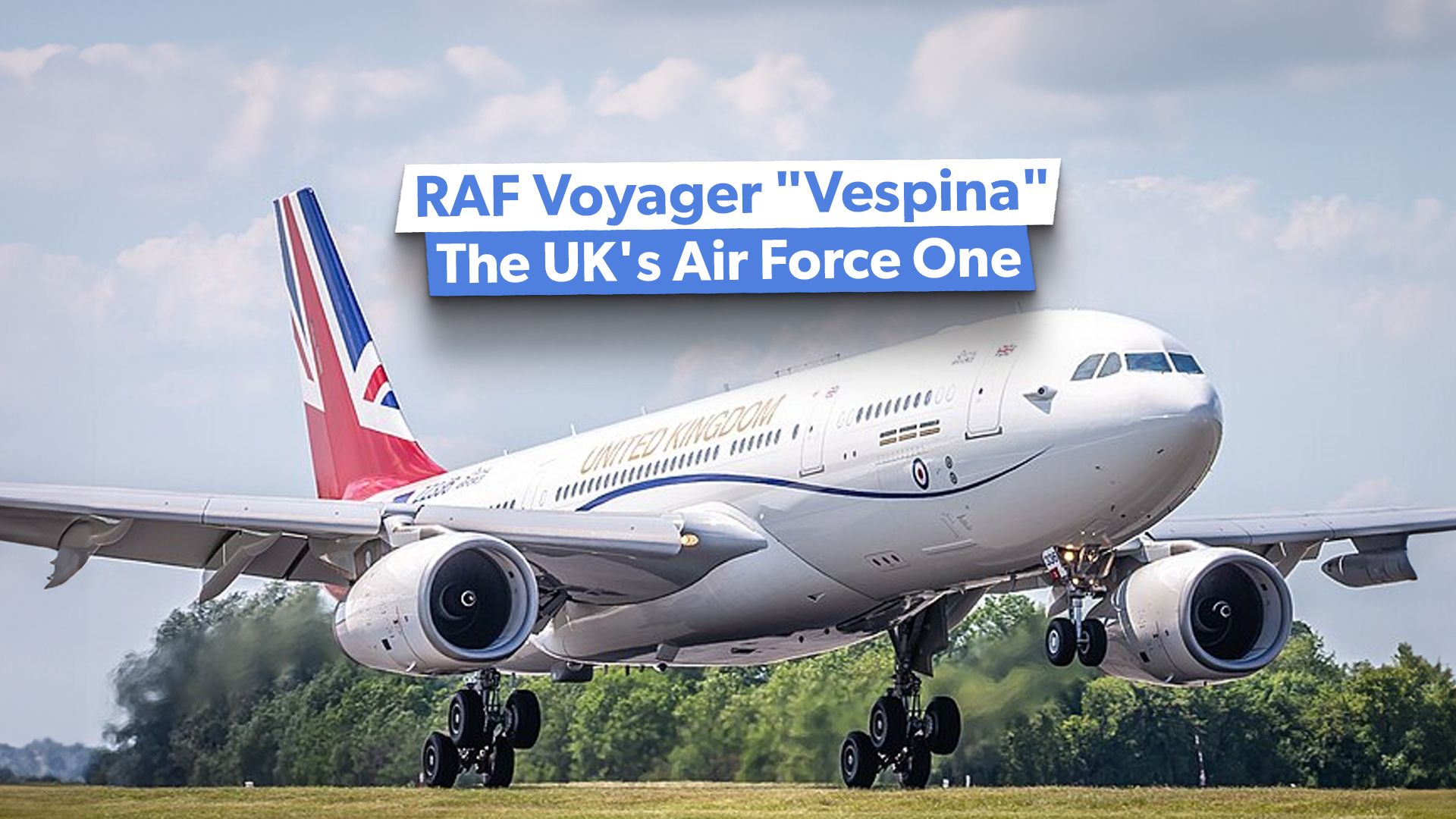 Royal Air Force Voyager „Vespina“: 5 schnelle Fakten in der britischen Version von Air Force One