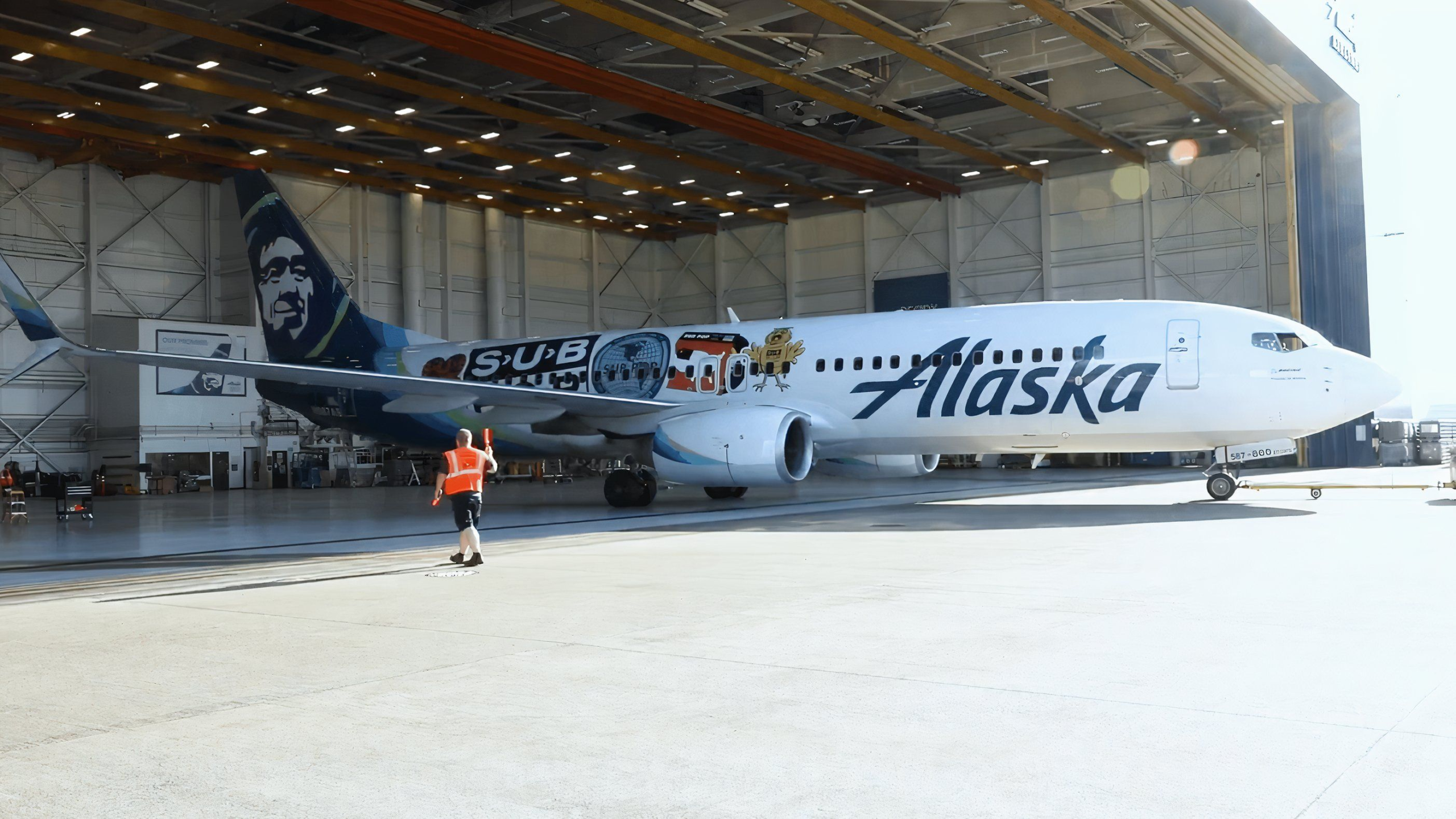 Airwaves: Alaska Airlines begrüßt Passagiere mit Sub 