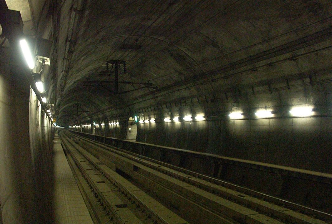 Der größte Unterwassertunnel der Welt wird heute kaum genutzt