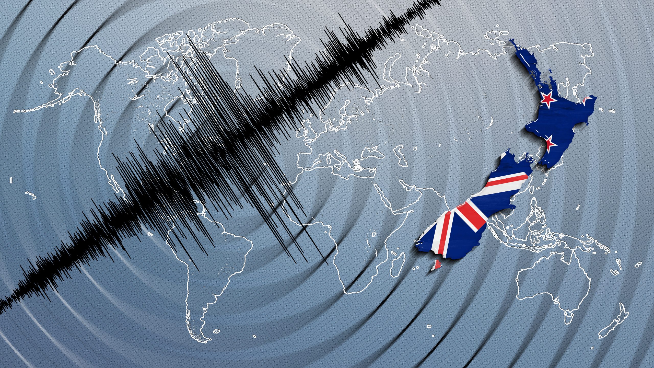 Mächtige Erdbebengesteine von 6,7 Größenordnung Neuseelands Südinsel heute: Küstenwarnungen ausgegeben