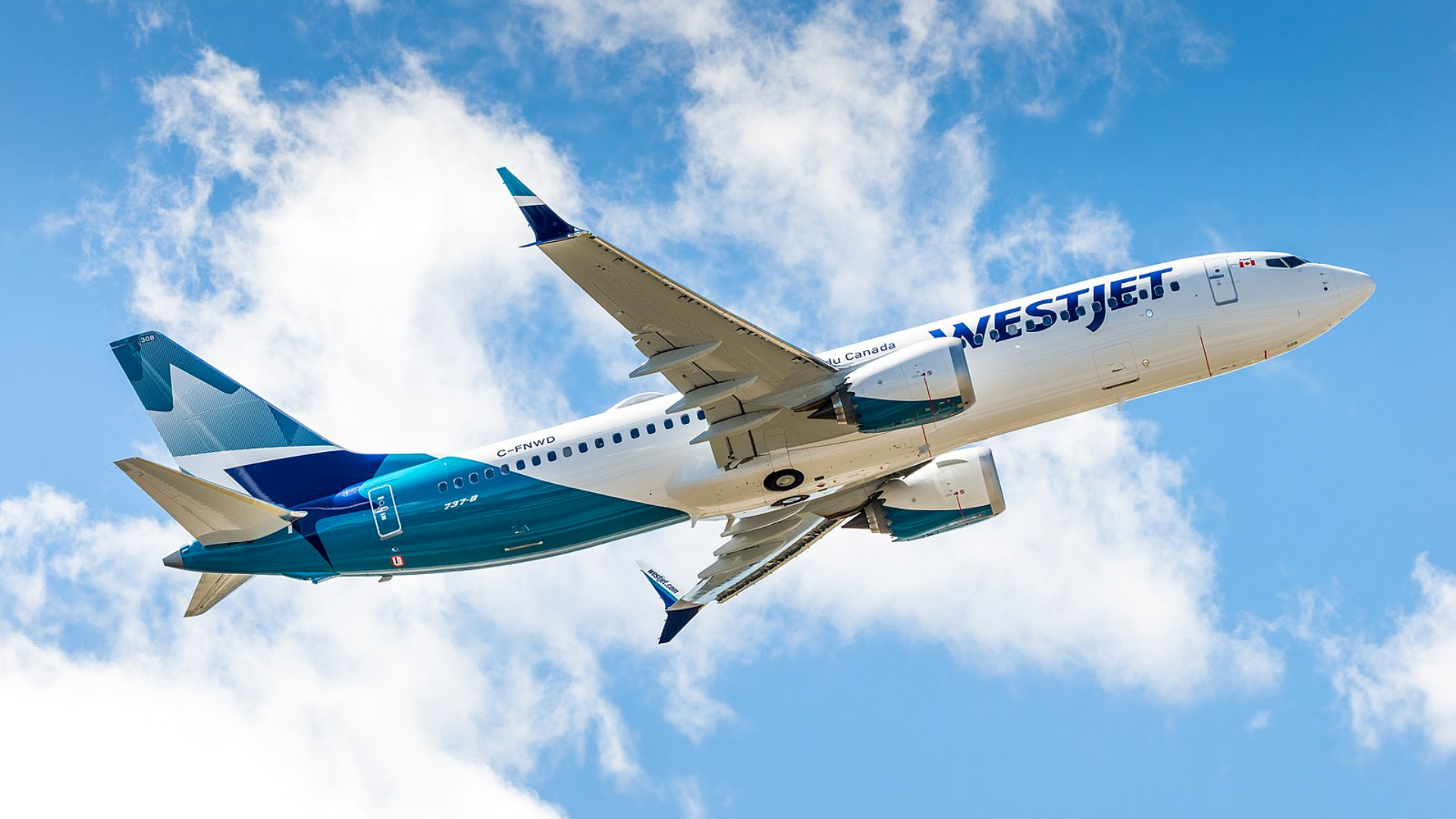 Westjet, um die Flotte mit 5 Boeing 737 Max 8s im Jahr 2025 zu erweitern