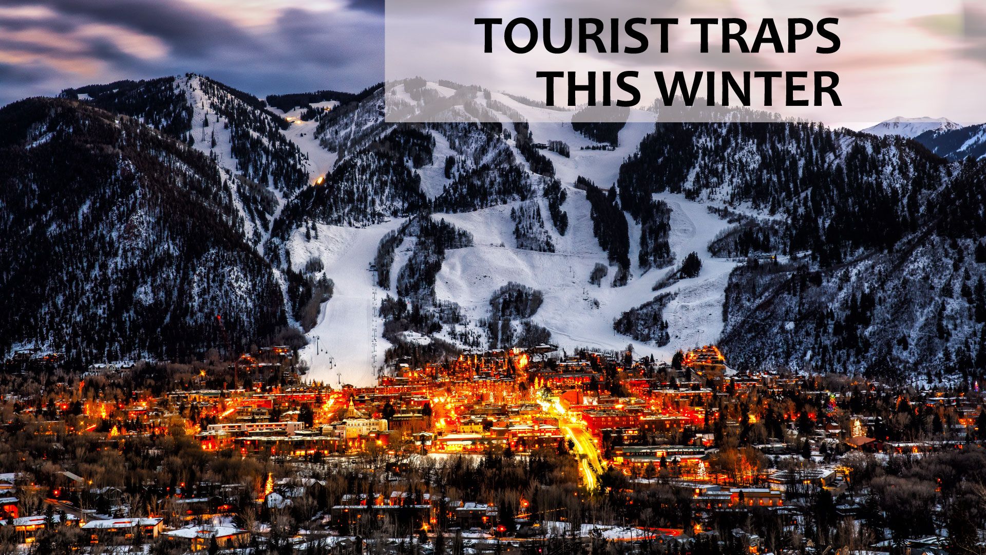 Dies sind die größten Touristenfallen in kleinen Stadt in den USA im Winter