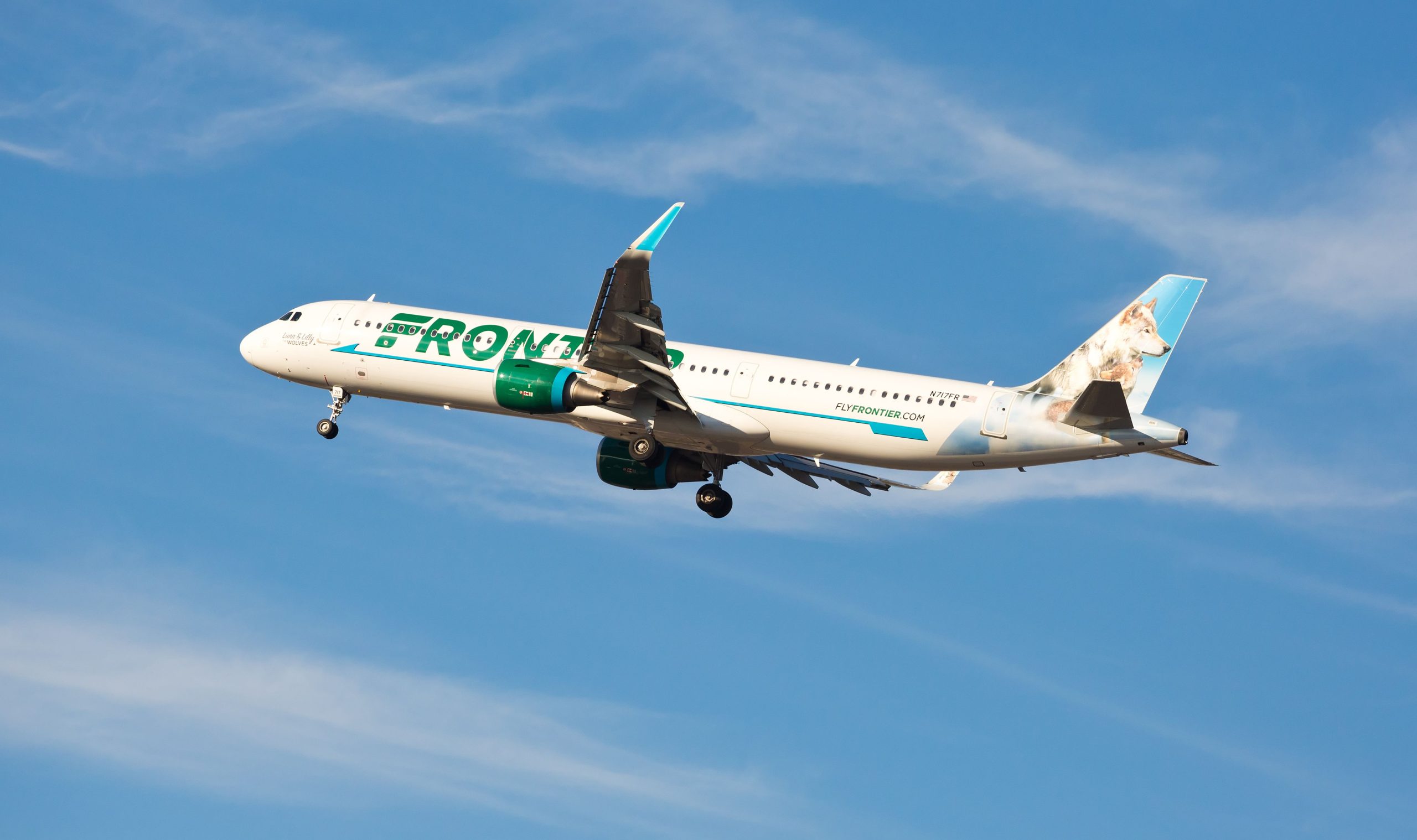 Frontier Airlines verklagte 3 Passagiere nach Airbus A321 Feury Landing in Las Vegas