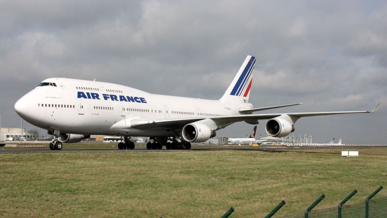 Throwback: Air France verabschiedet sich mit Hilfe eines Display 