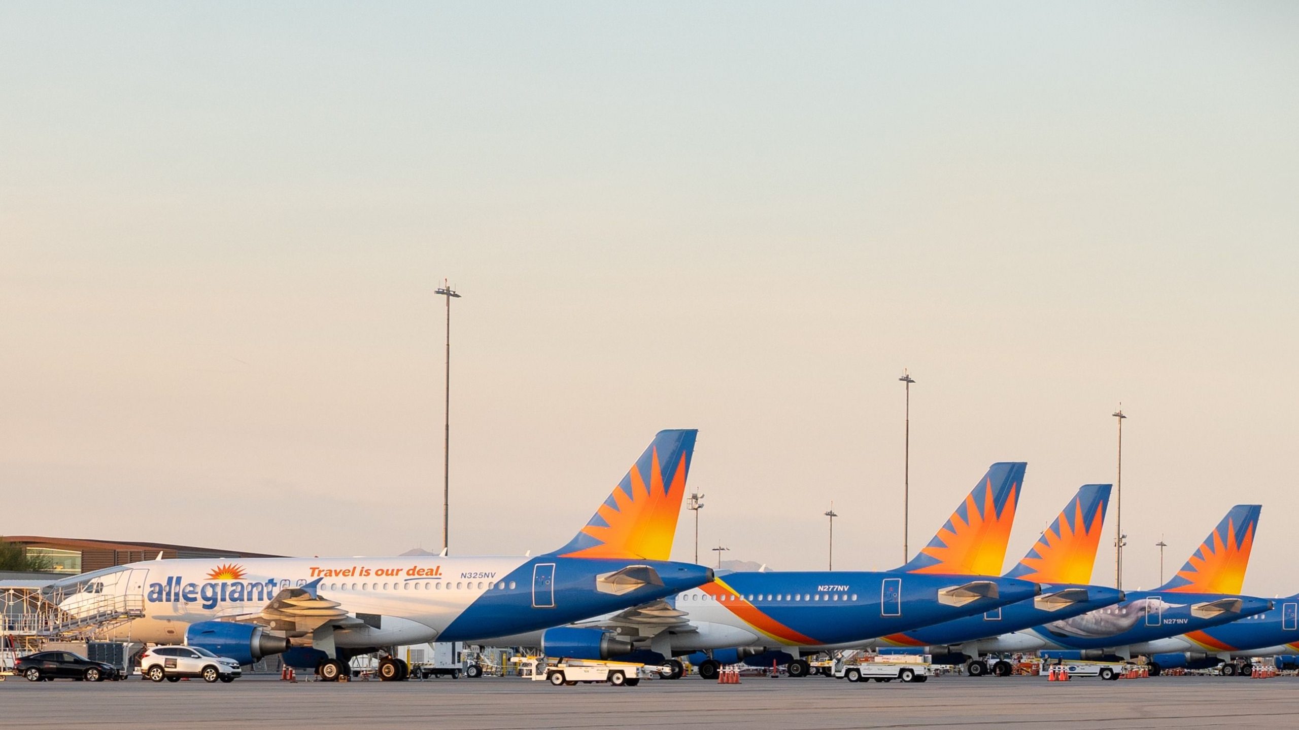 Das älteste Flugzeug in der Flotte von Allegiant Air