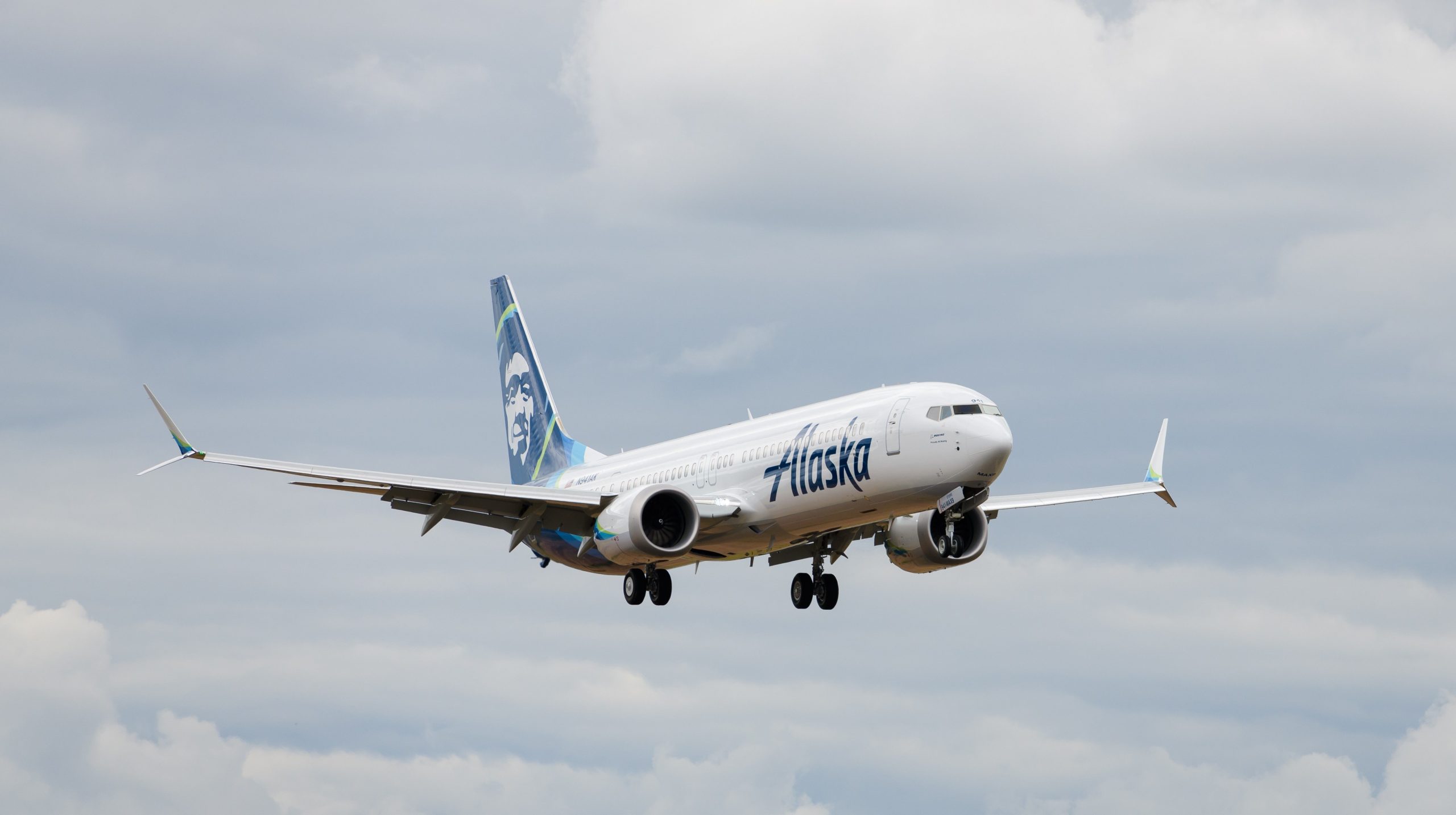 Alaska Airlines 'Boeing 737 Max, die an dem Vorfall beteiligt waren