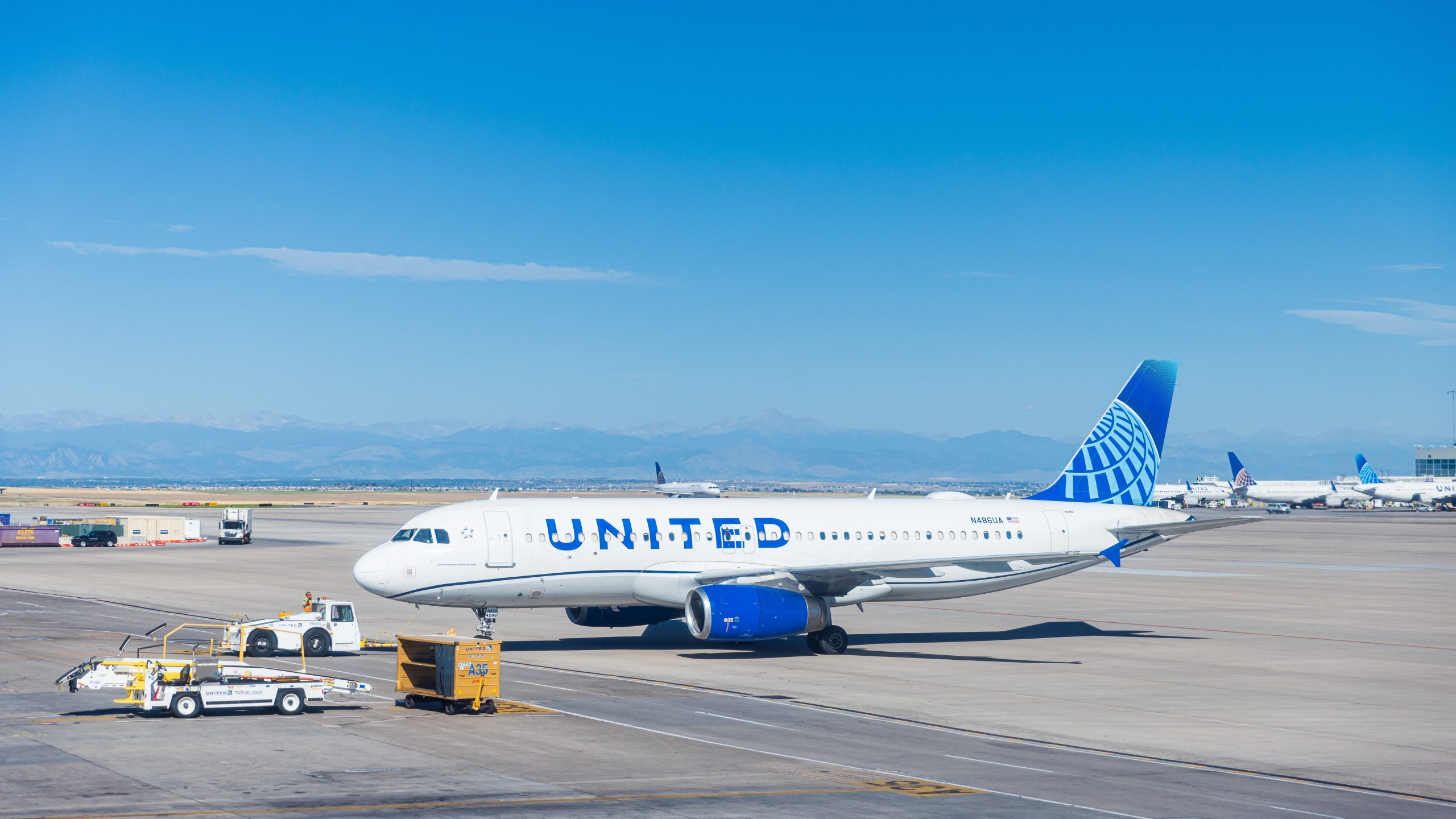 United Airlines Airbus A320 leitet nach Los Angeles inmitten hydraulischer Versagen um