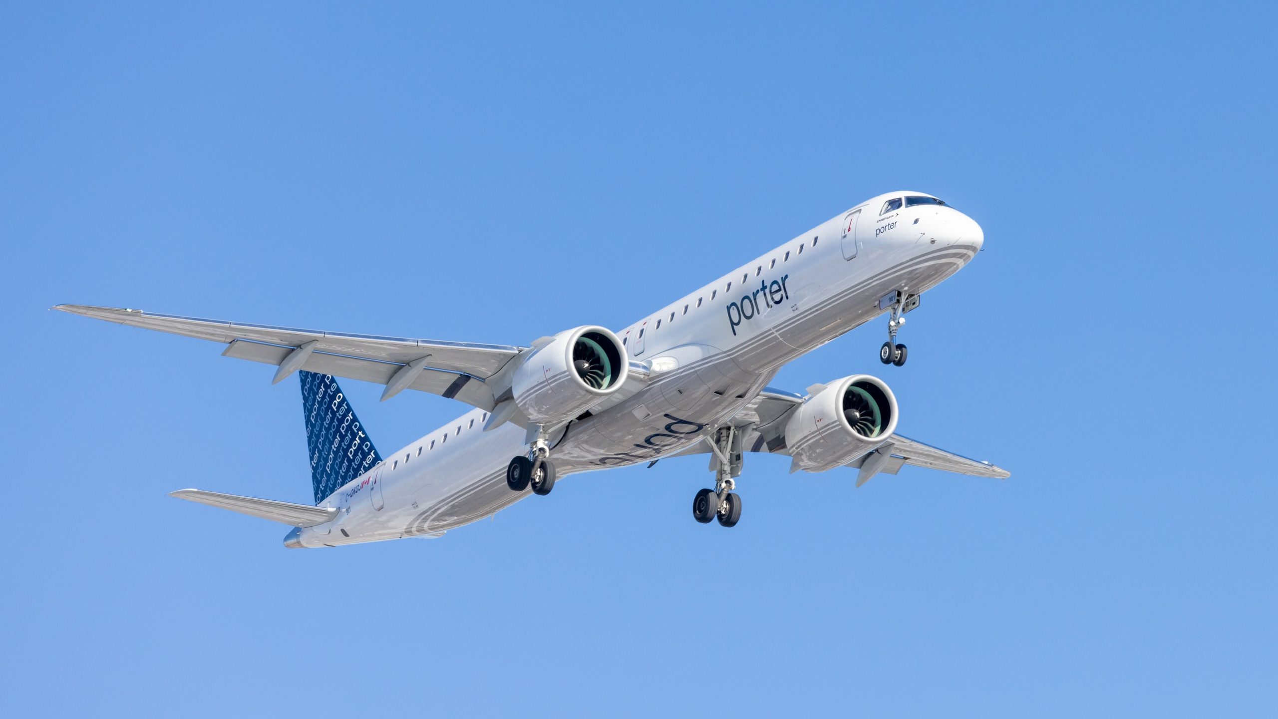 Bis zu 6h 12 m: Porter Airlines beginnt seine neuen 1. und 2. längsten Embraer E195-E2-Routen